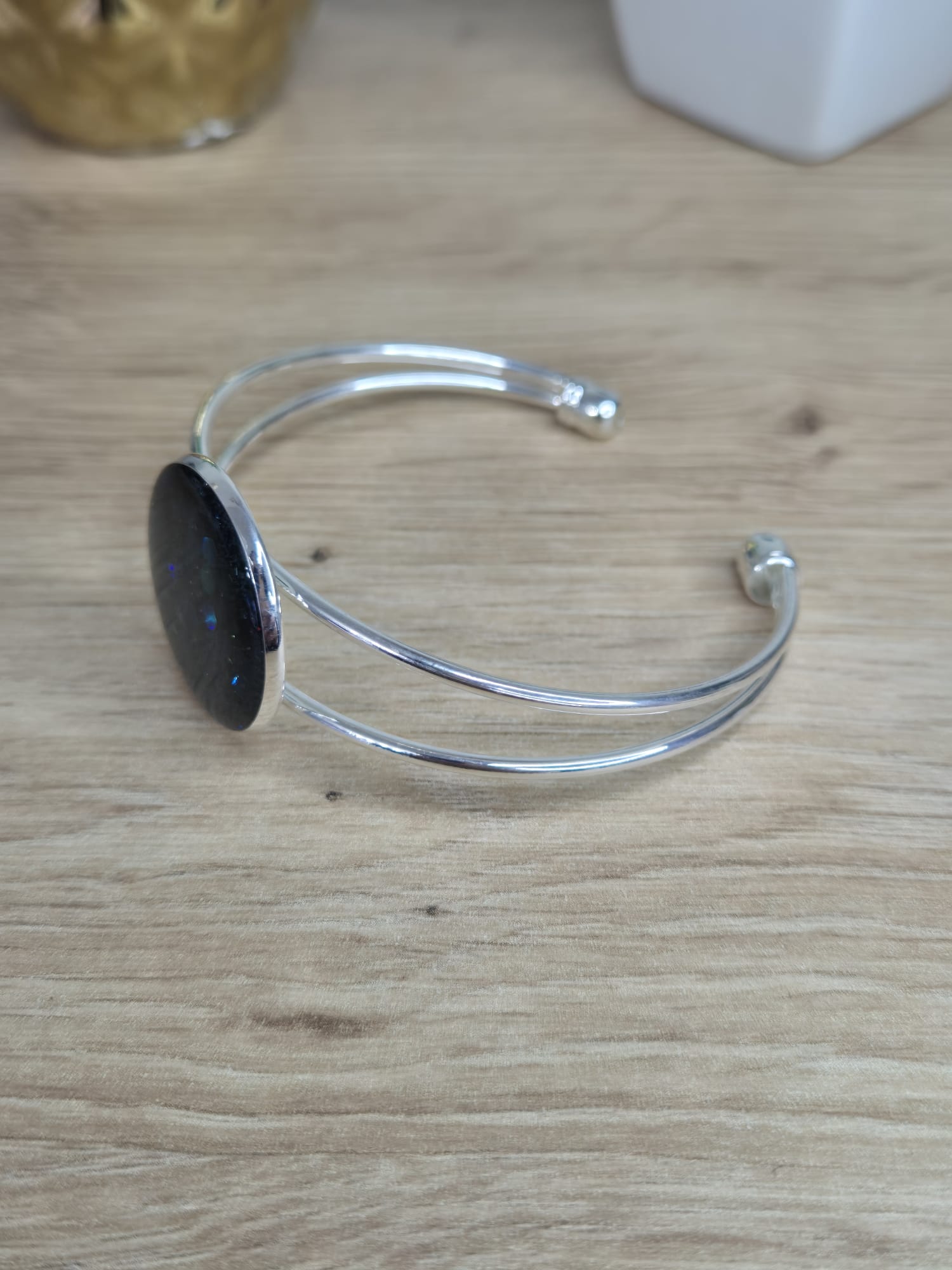 Resin Bangle Bracelet