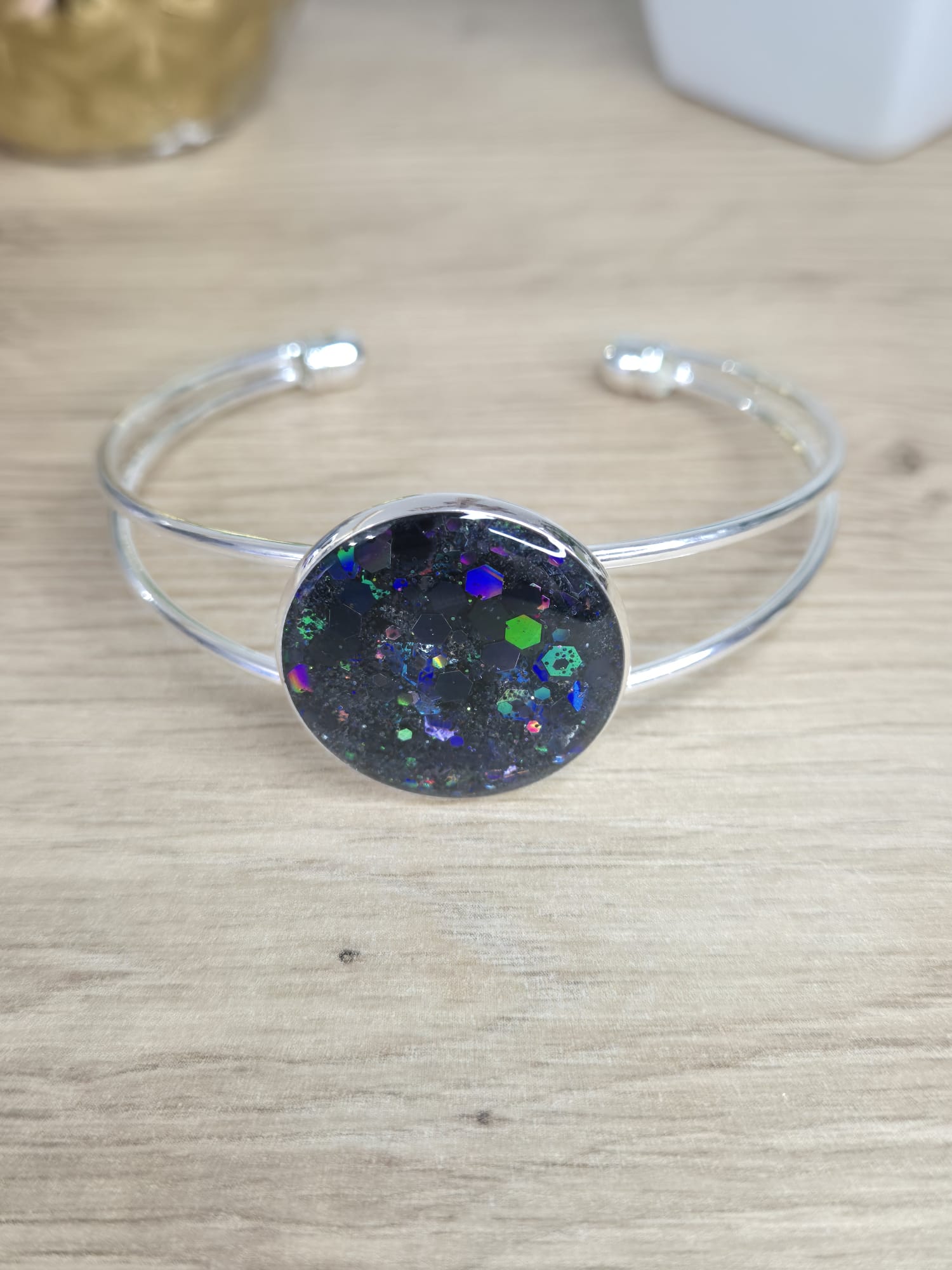 Resin Bangle Bracelet