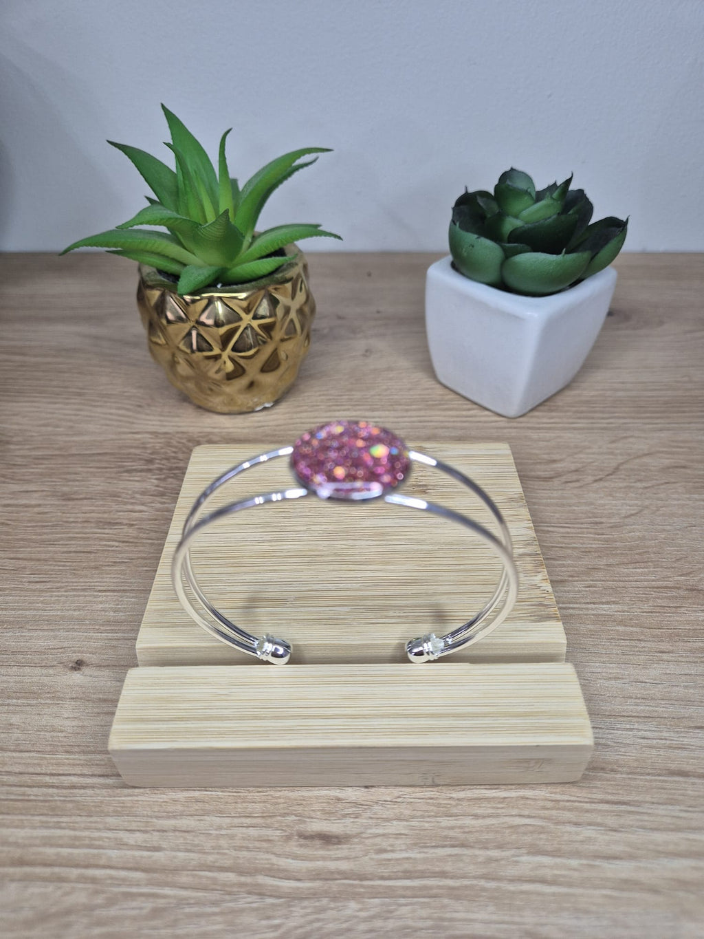 Resin Bangle Bracelet