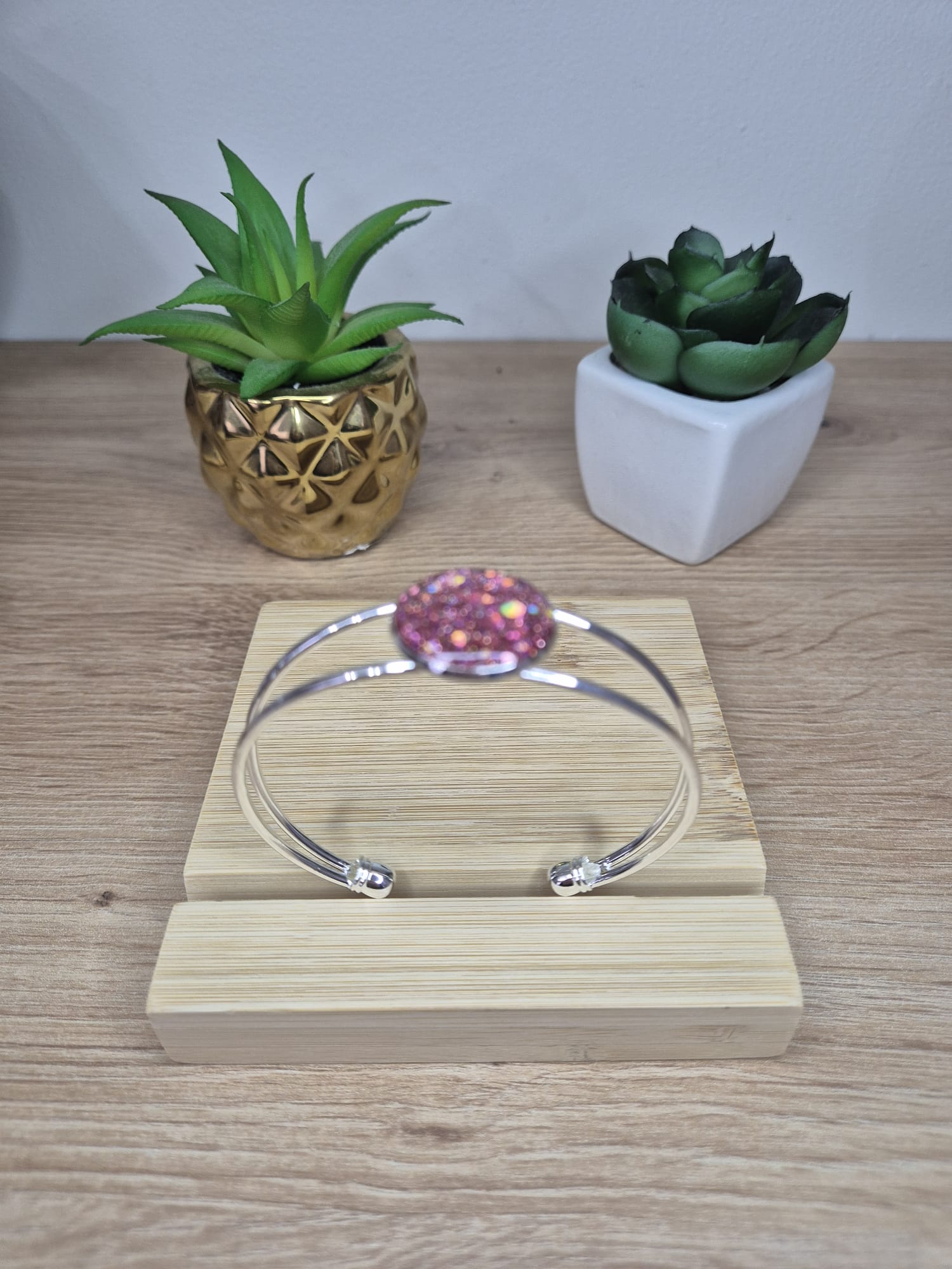 Resin Bangle Bracelet