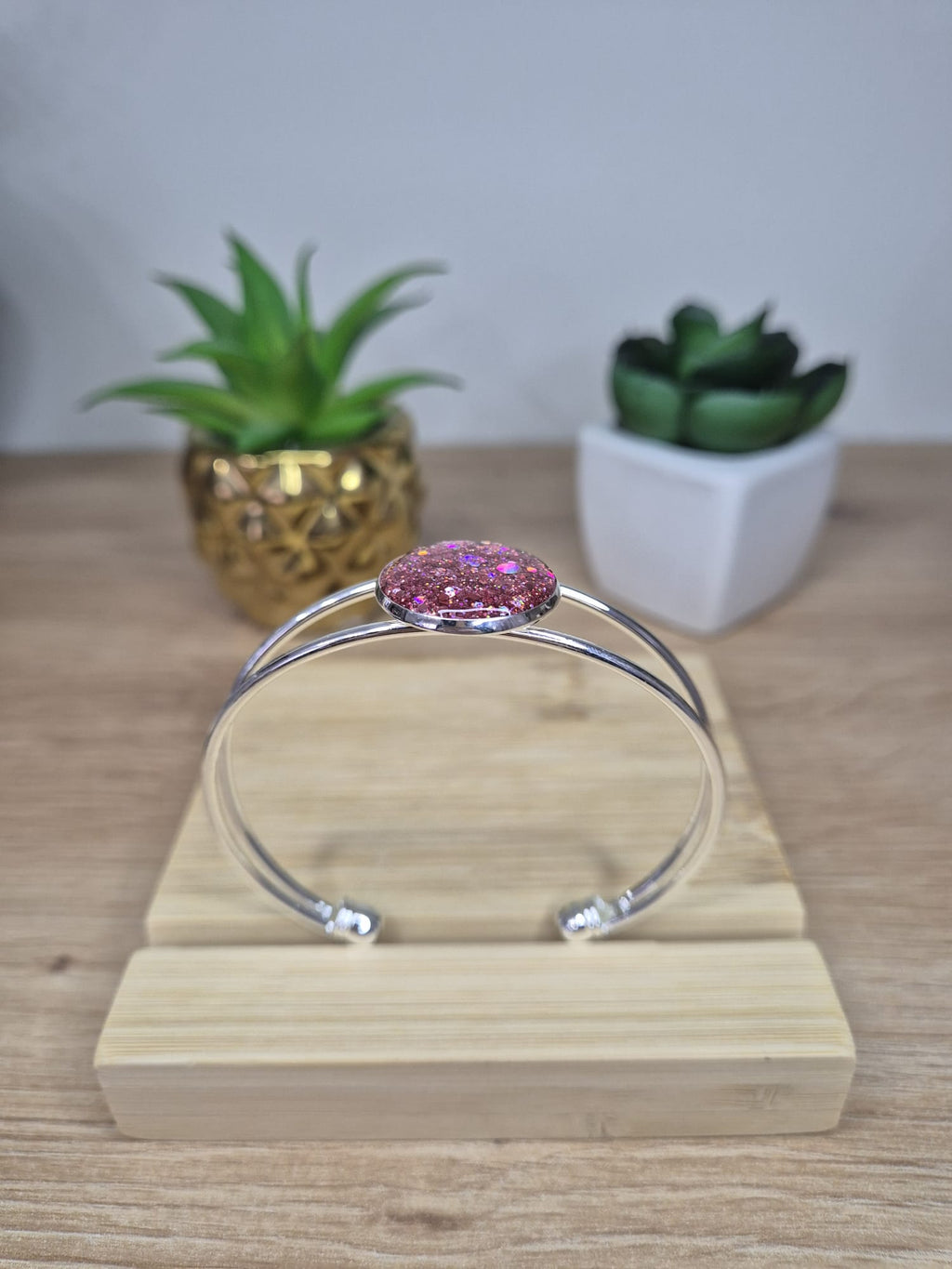 Resin Bangle Bracelet