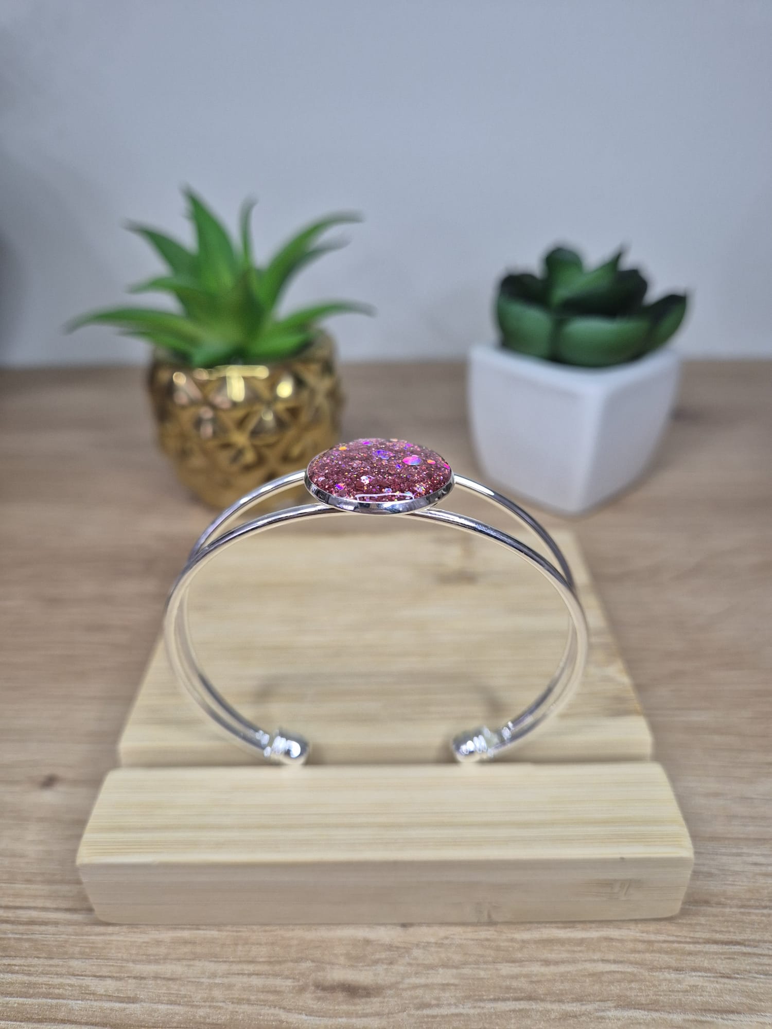 Resin Bangle Bracelet