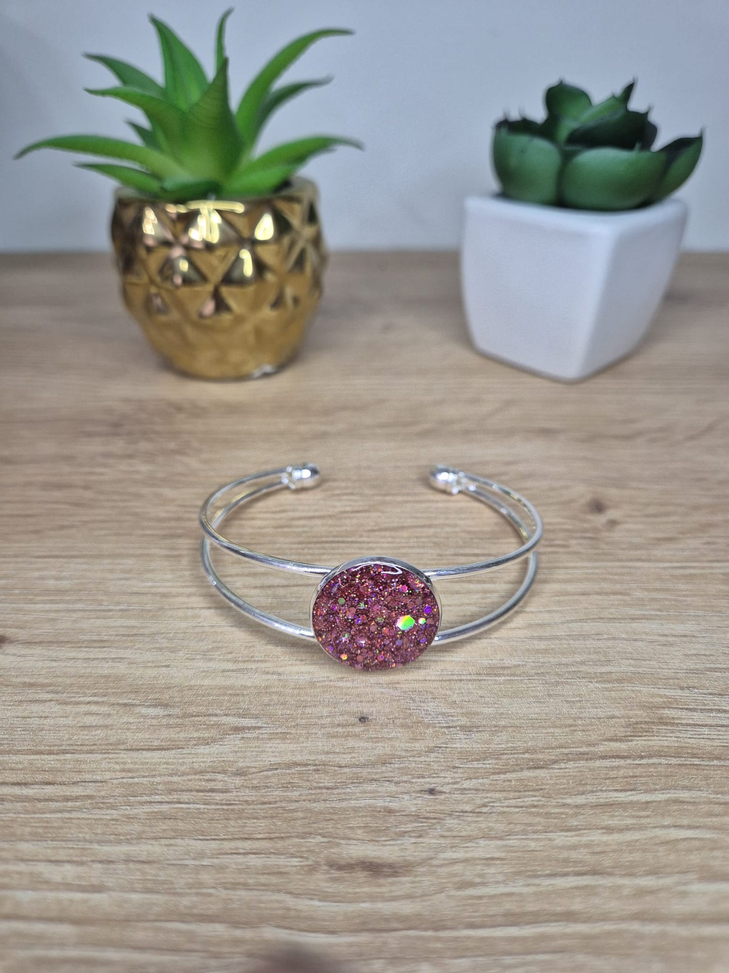 Resin Bangle Bracelet