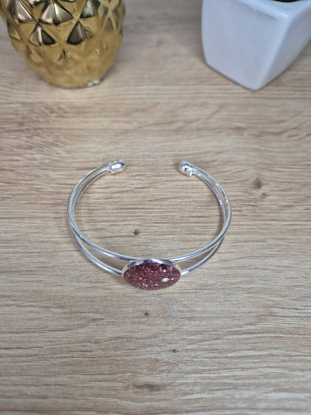 Resin Bangle Bracelet