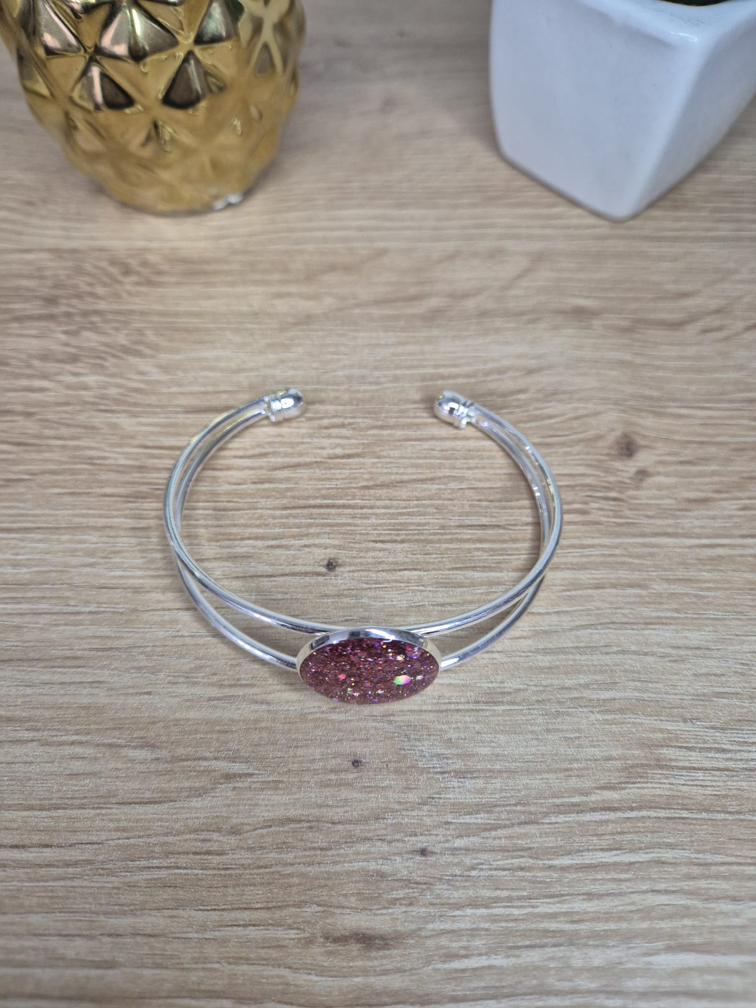 Resin Bangle Bracelet