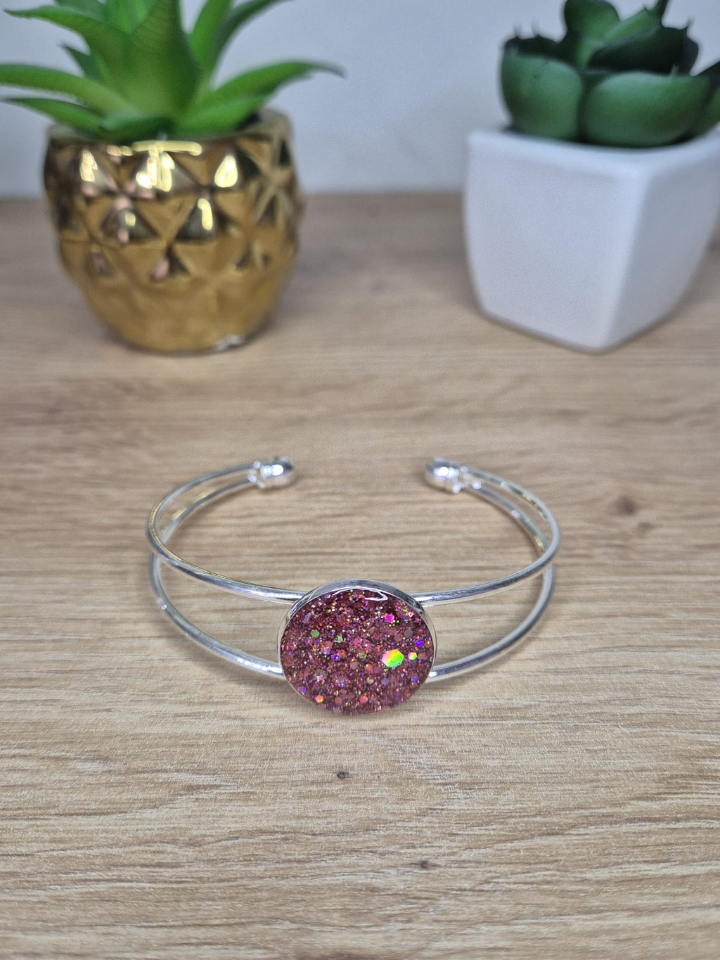 Resin Bangle Bracelet