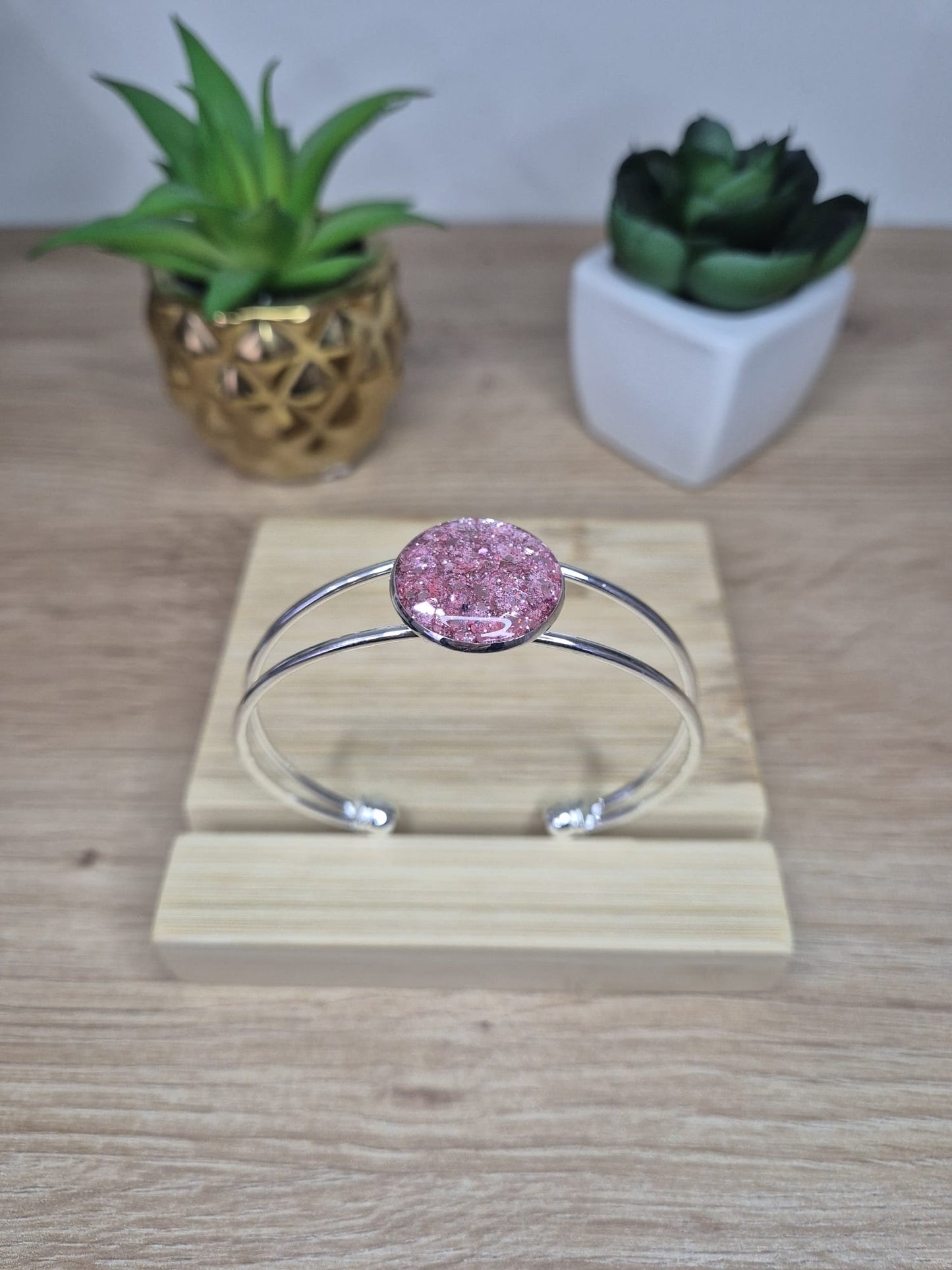 Resin Bangle Bracelet