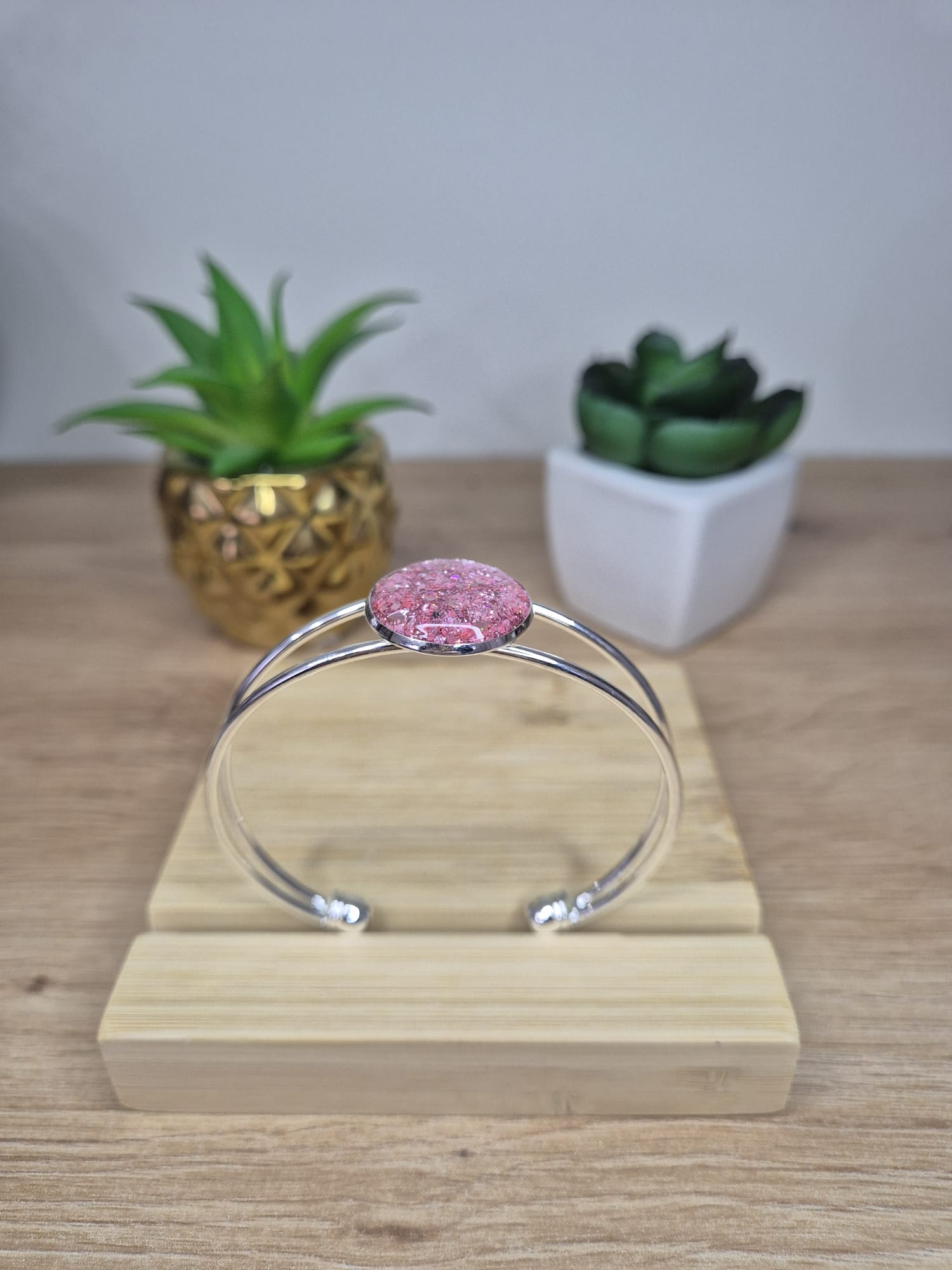 Resin Bangle Bracelet