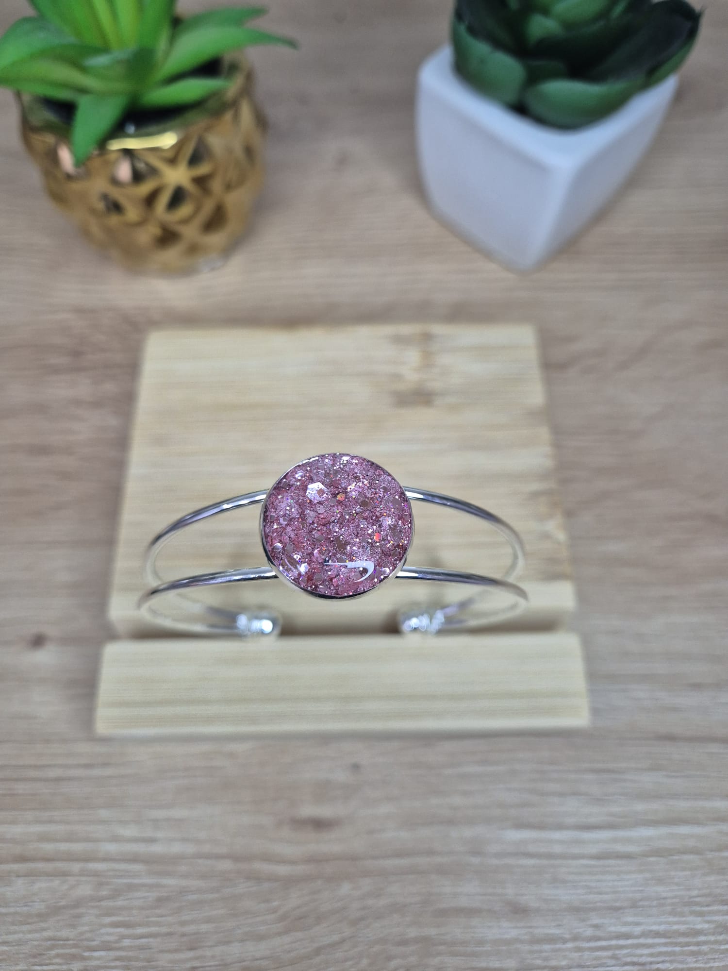 Resin Bangle Bracelet