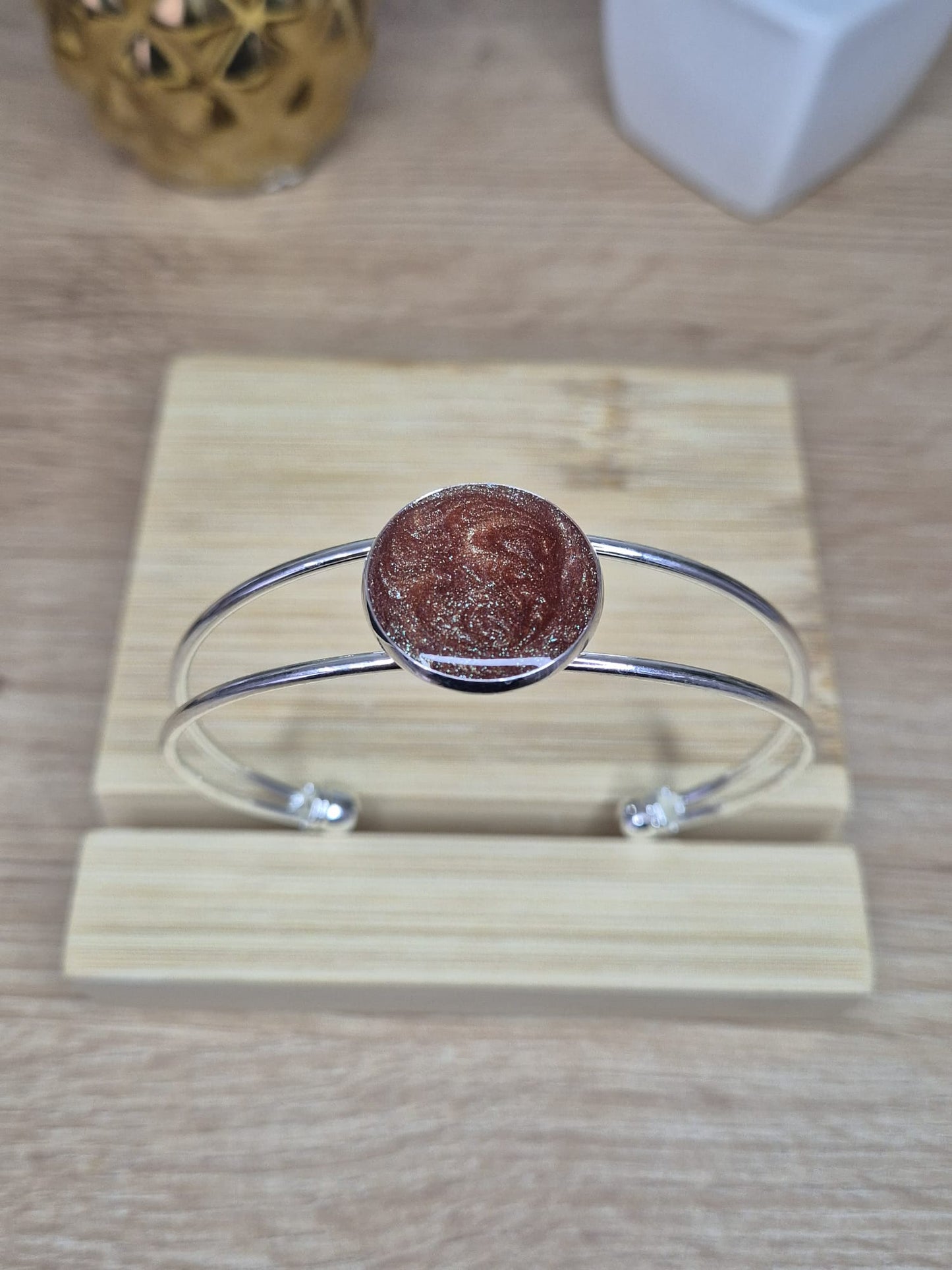 Resin Bangle Bracelet