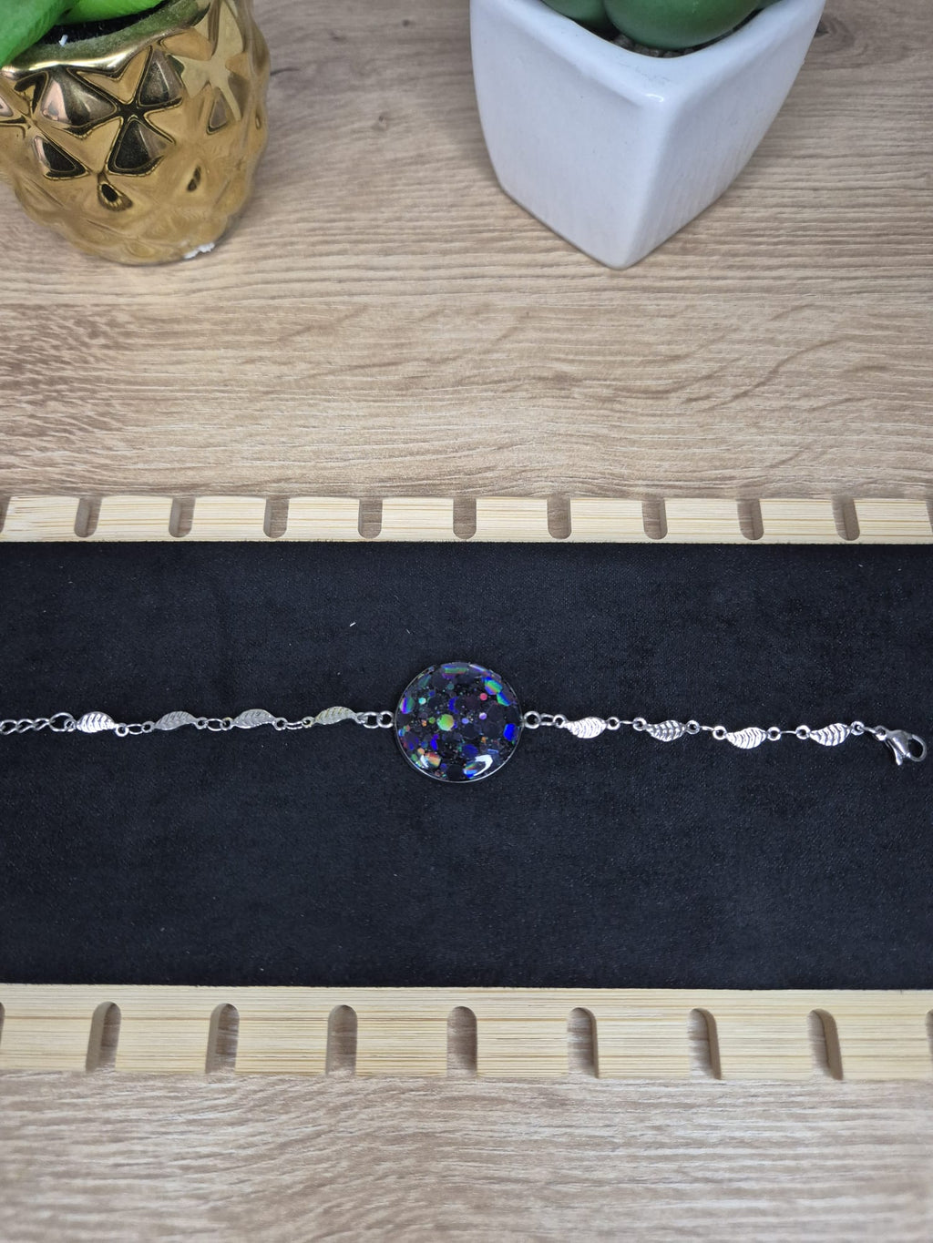 Resin Druzy Bracelet
