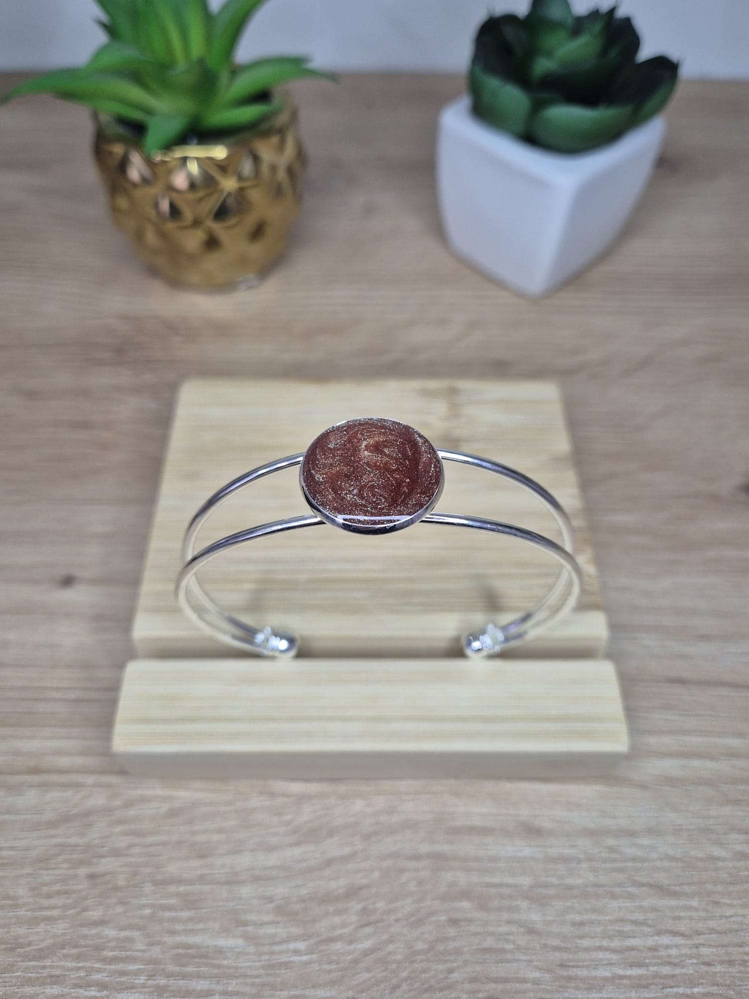 Resin Bangle Bracelet