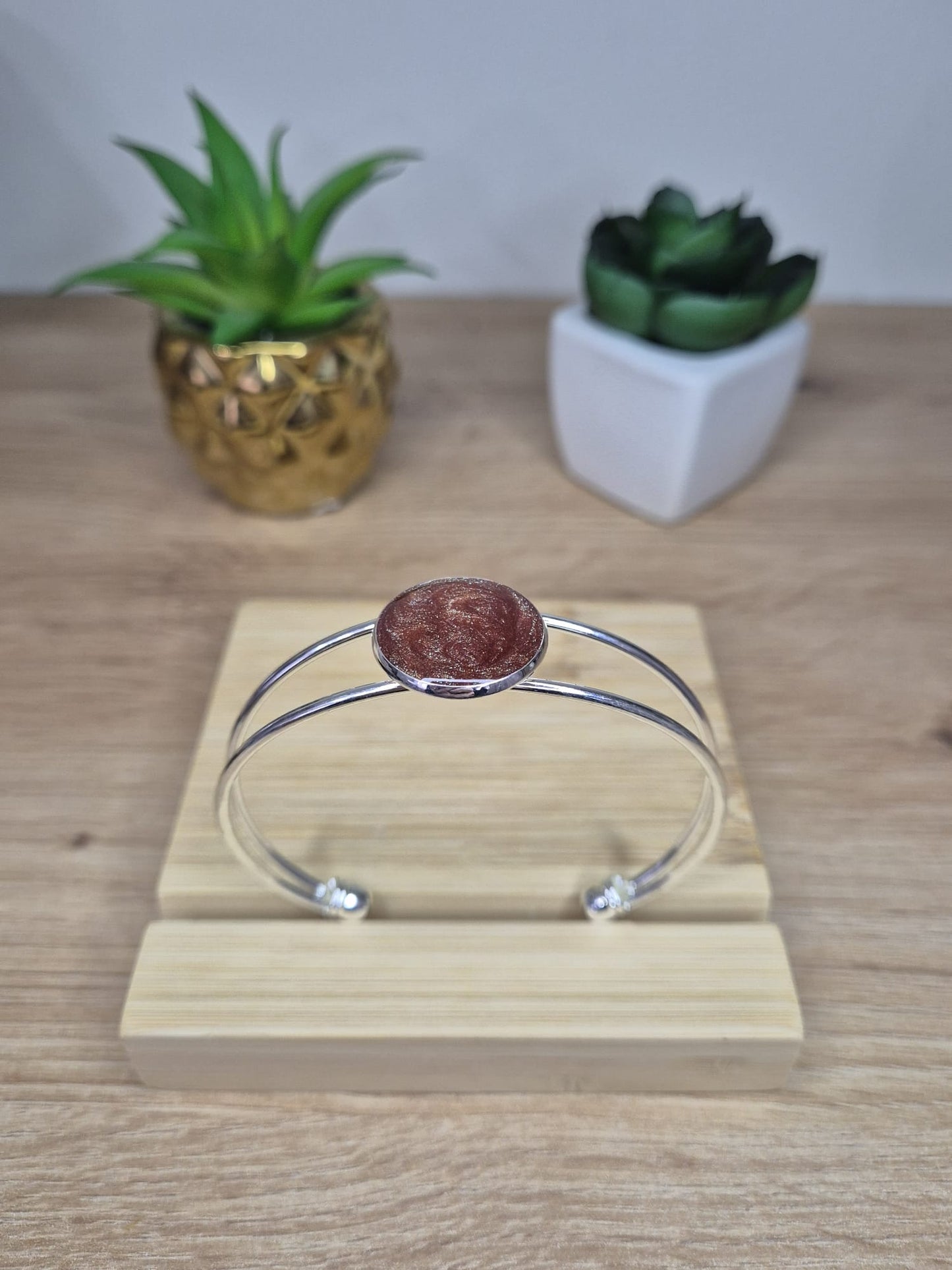 Resin Bangle Bracelet