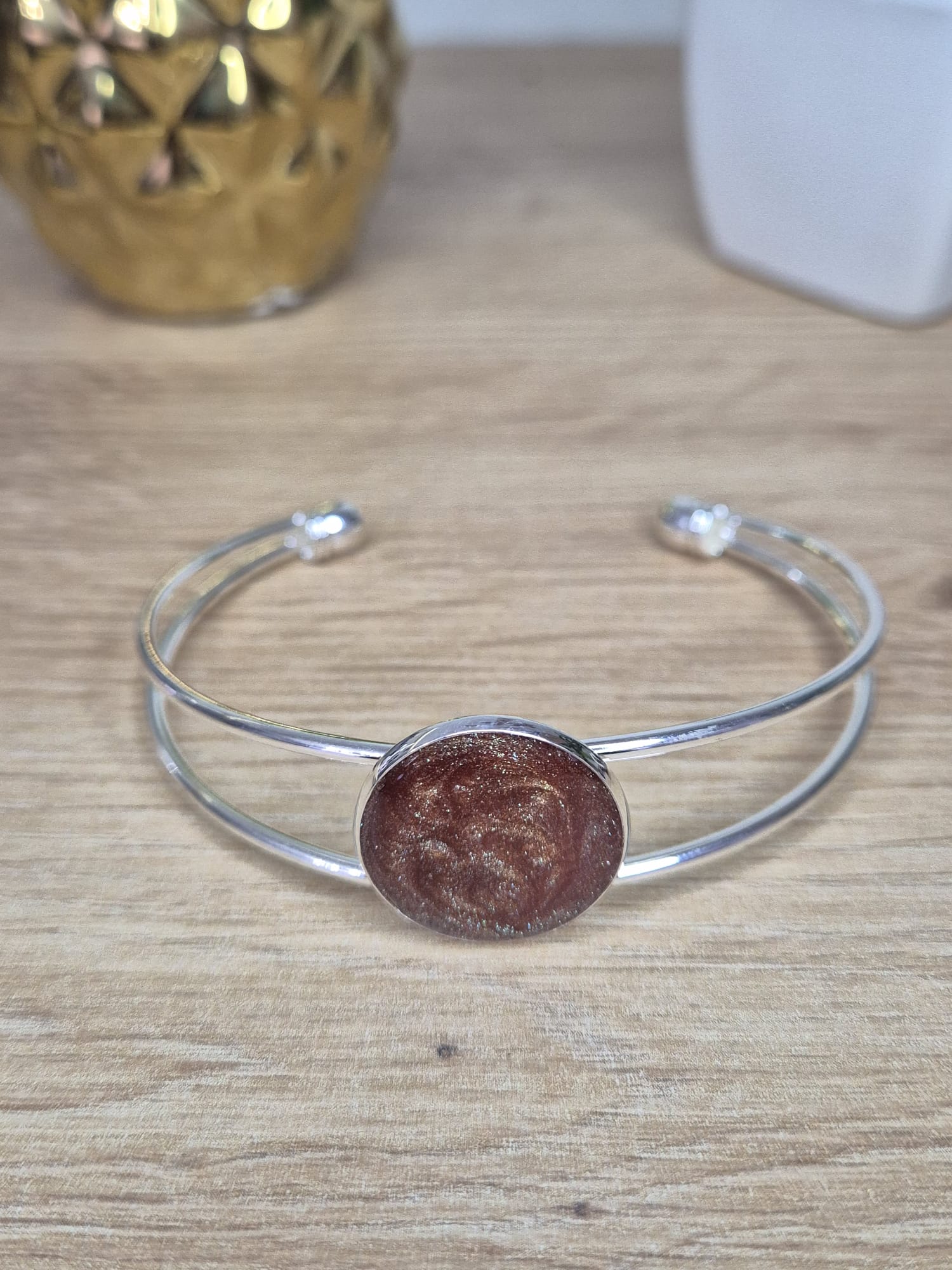 Resin Bangle Bracelet