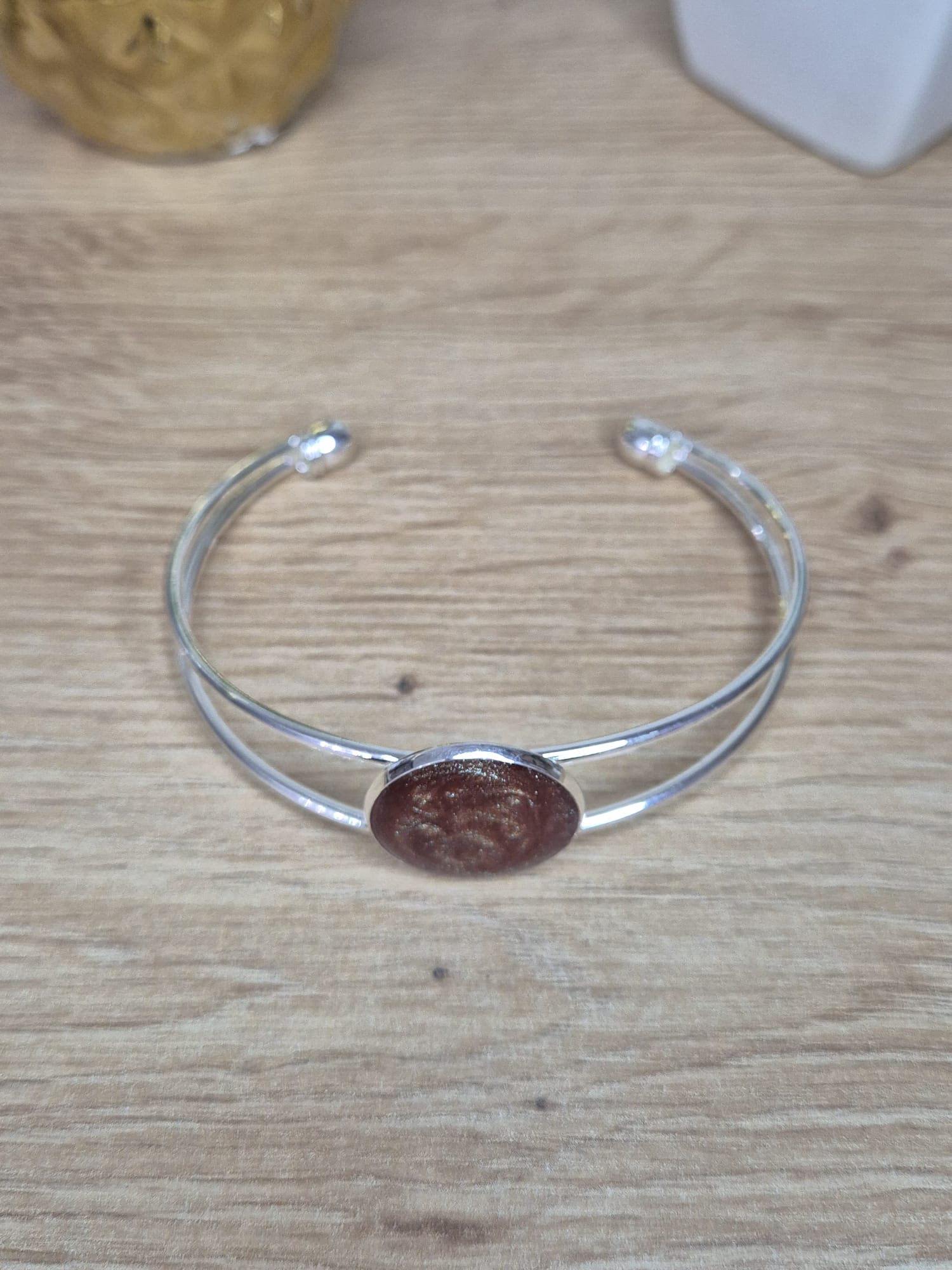 Resin Bangle Bracelet