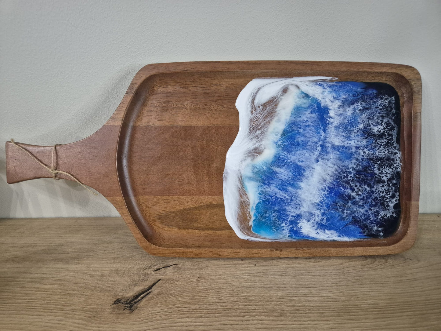 Wooden Resin Sea Serving Board