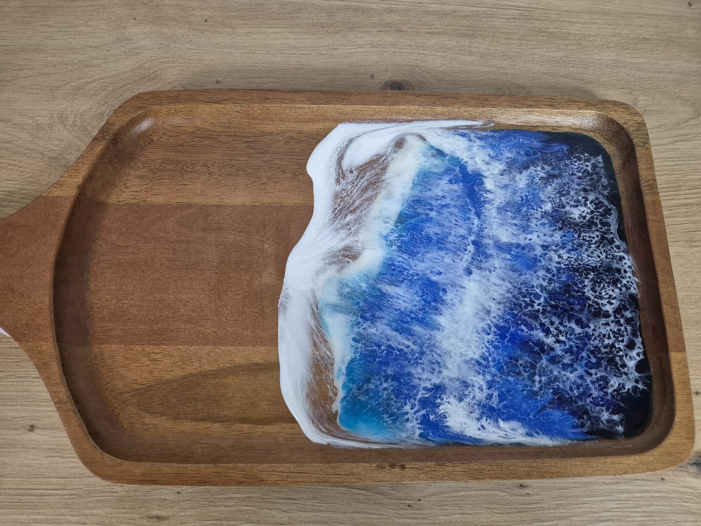 Wooden Resin Sea Serving Board
