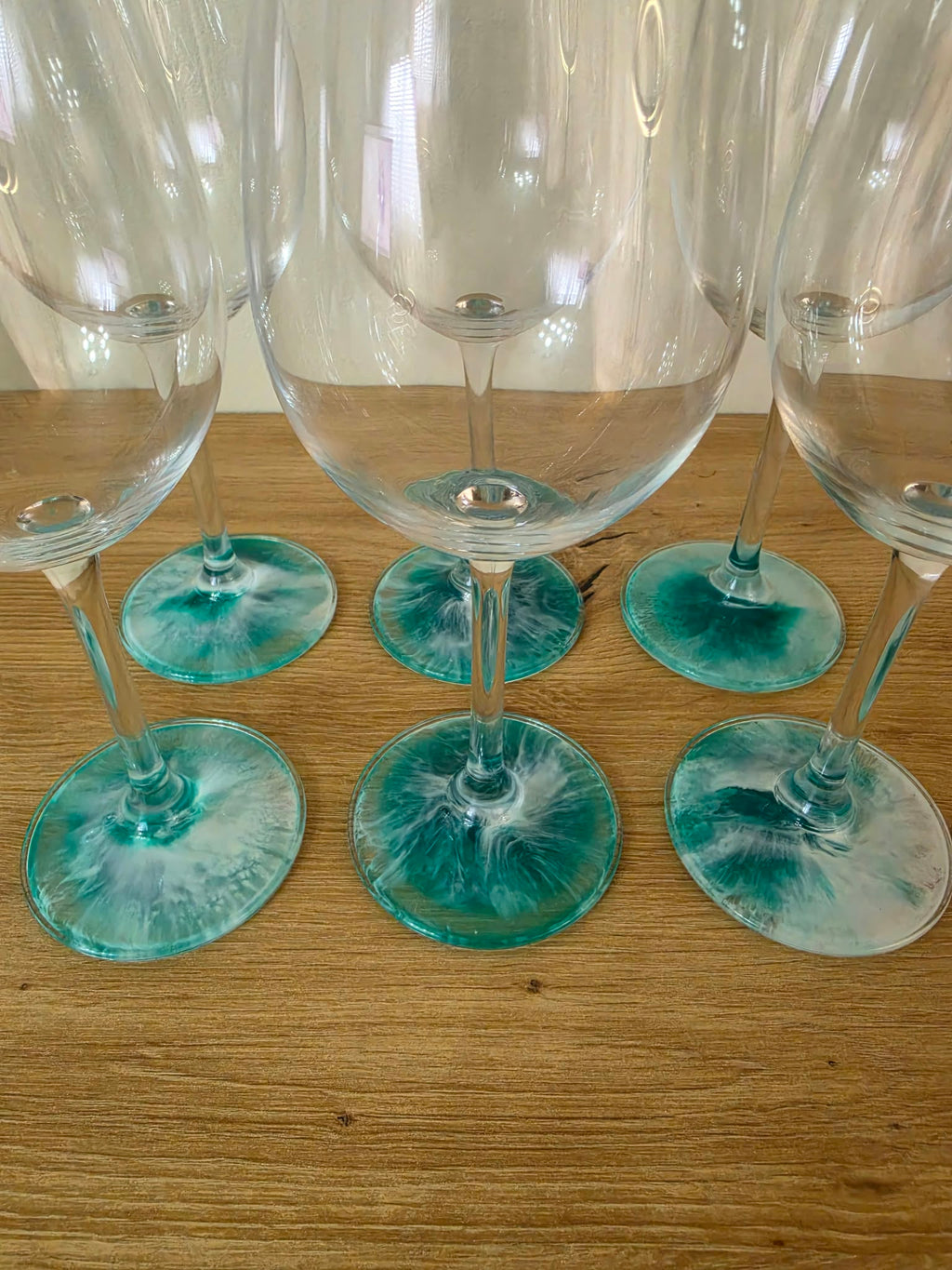 Resin Base Wine Crystal Glass