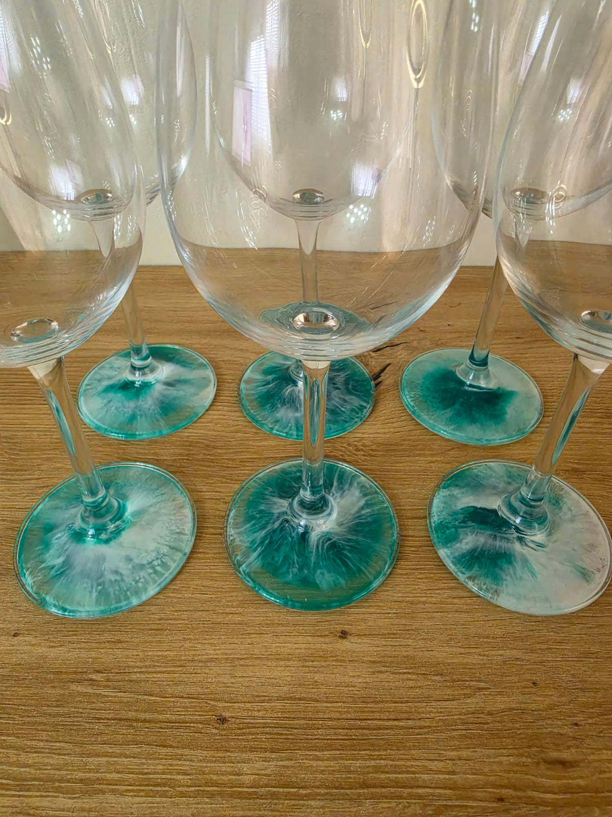Resin Base Wine Crystal Glass