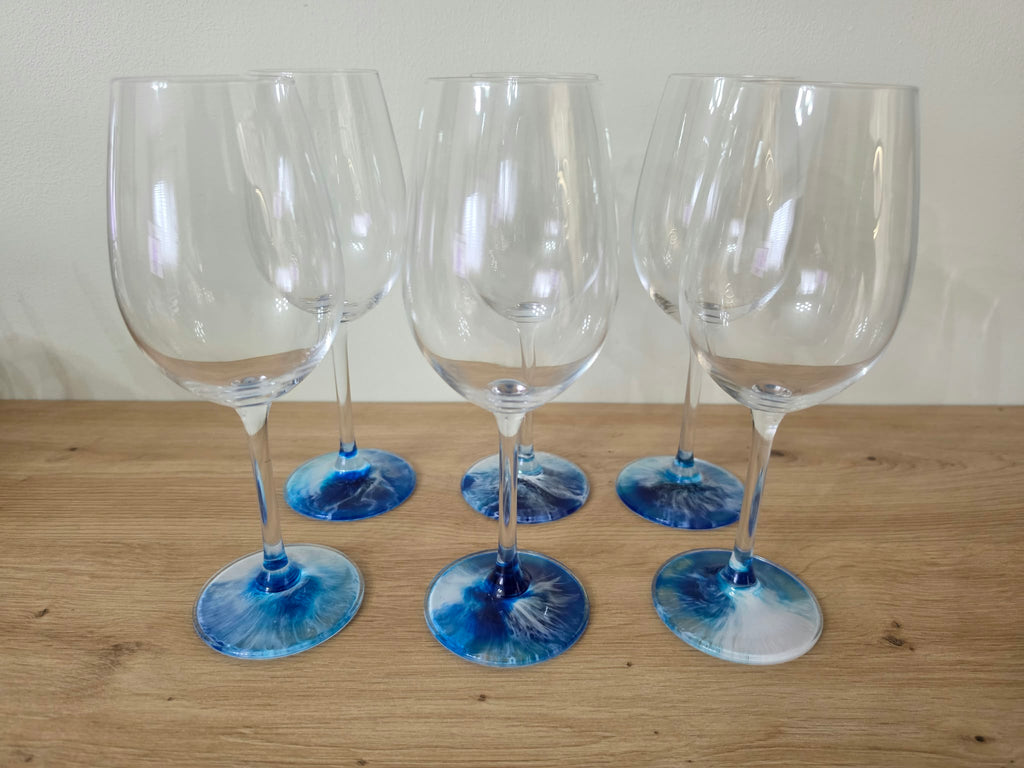 Resin Base Wine Crystal Glass