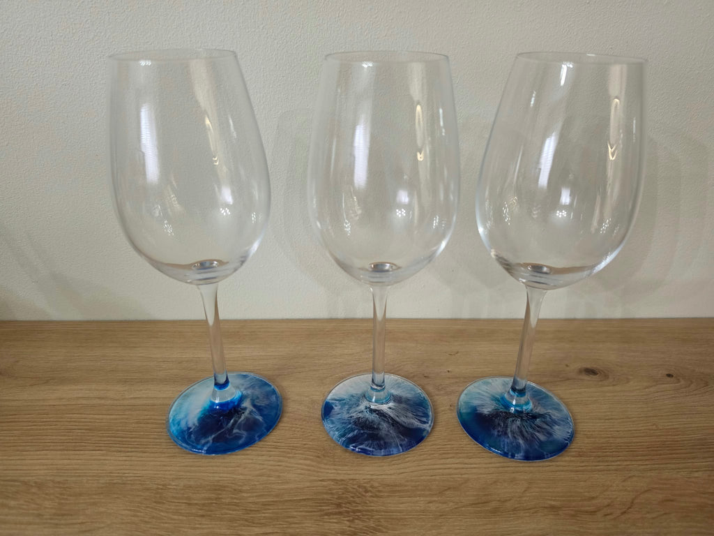 Resin Base Wine Crystal Glass