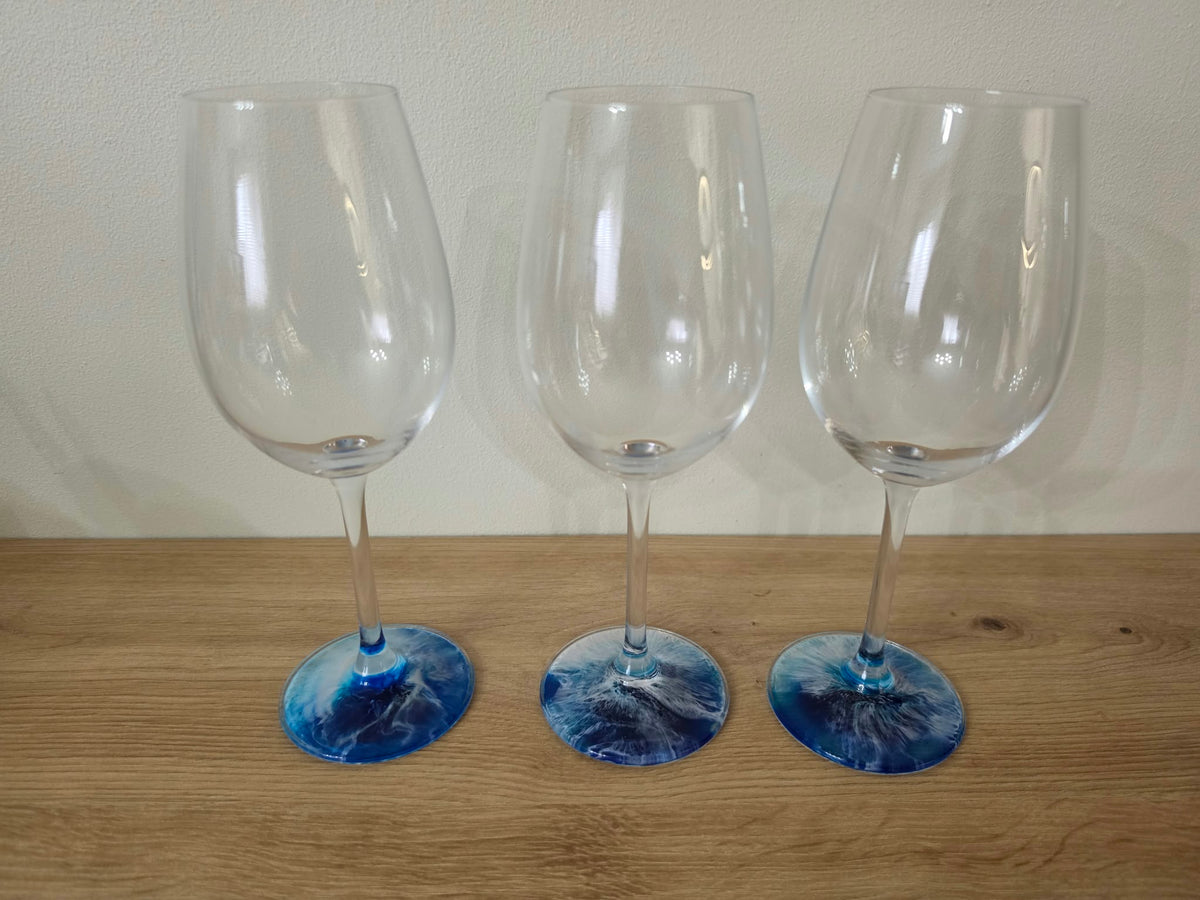 Resin Base Wine Crystal Glass