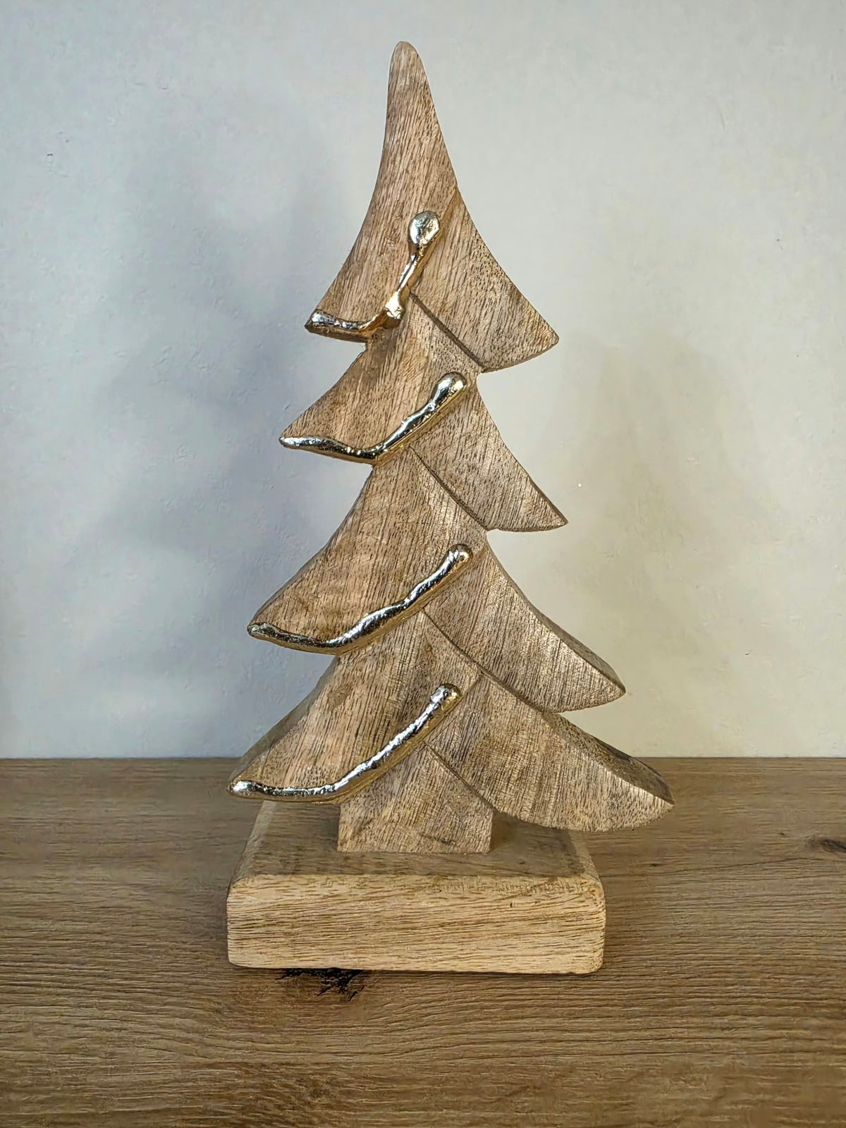 Christmas Wooden Tree Centrepiece Decoration