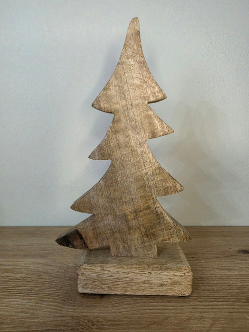 Christmas Wooden Tree Centrepiece Decoration