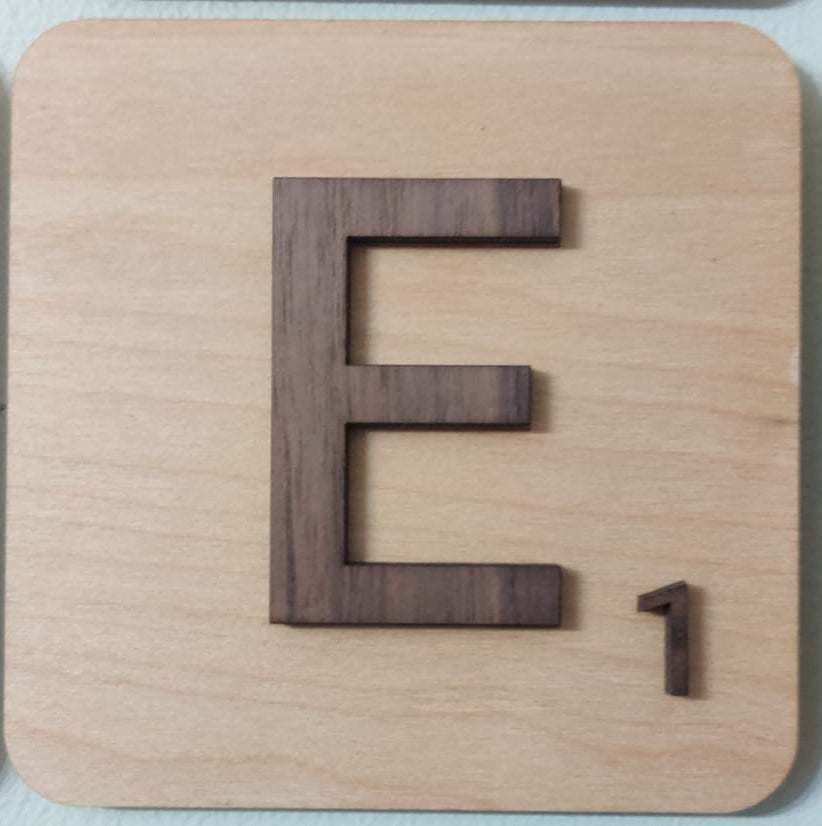 Wooden Scrabble Tiles - Personalized Wall Art