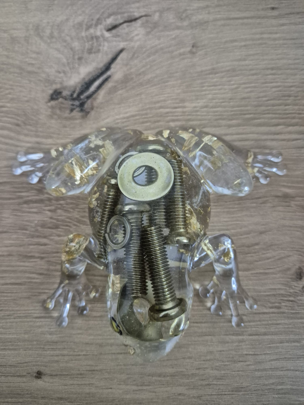 Handmade Resin Frog
