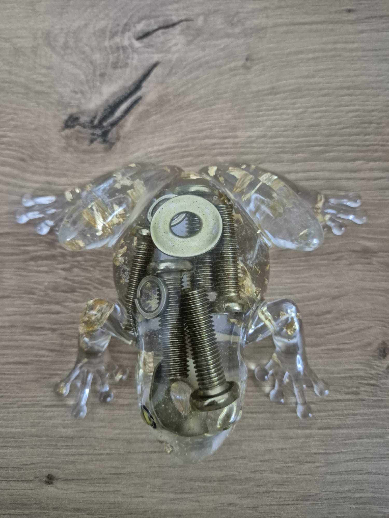 Handmade Resin Frog