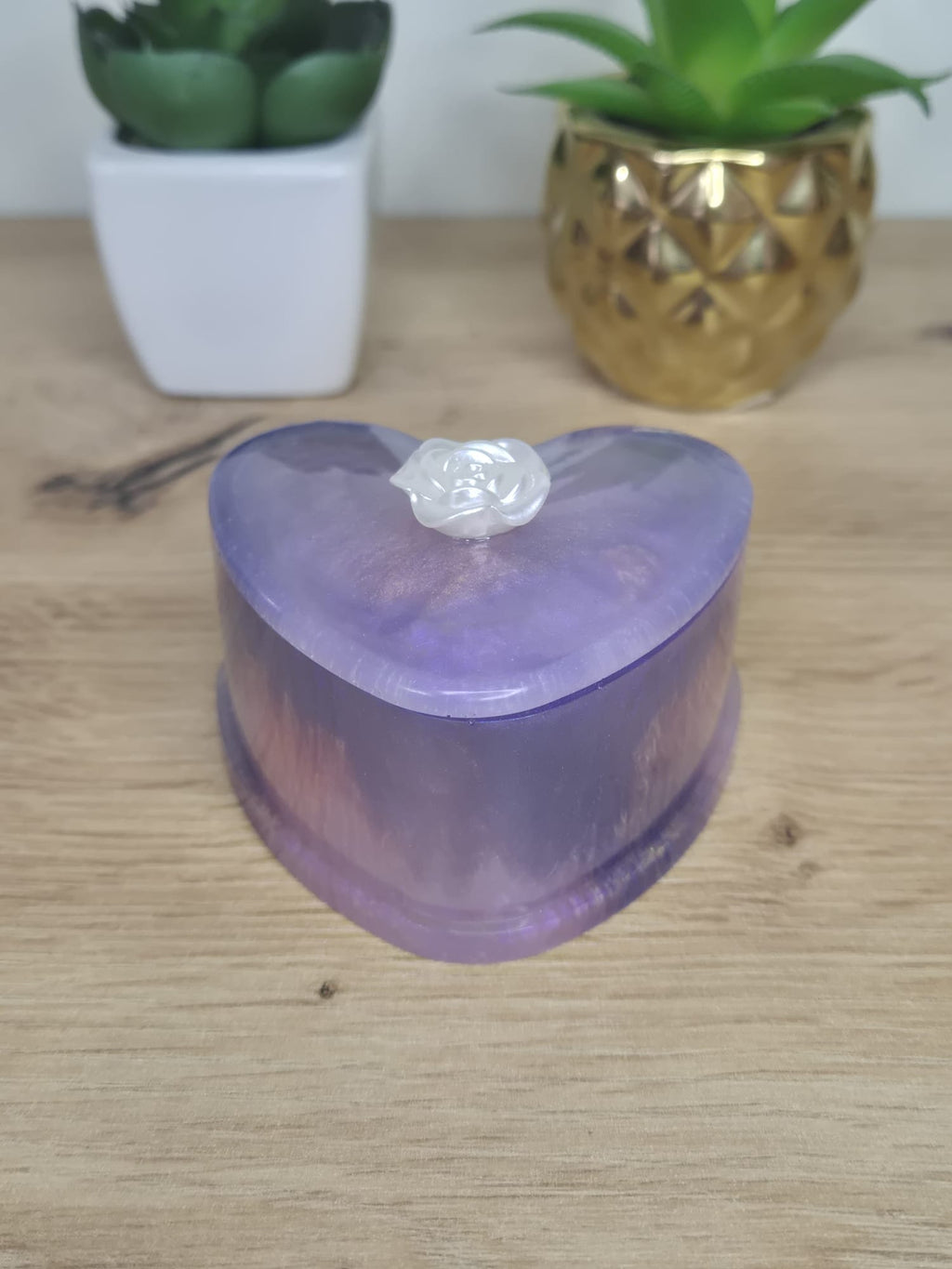 Resin Heart Box