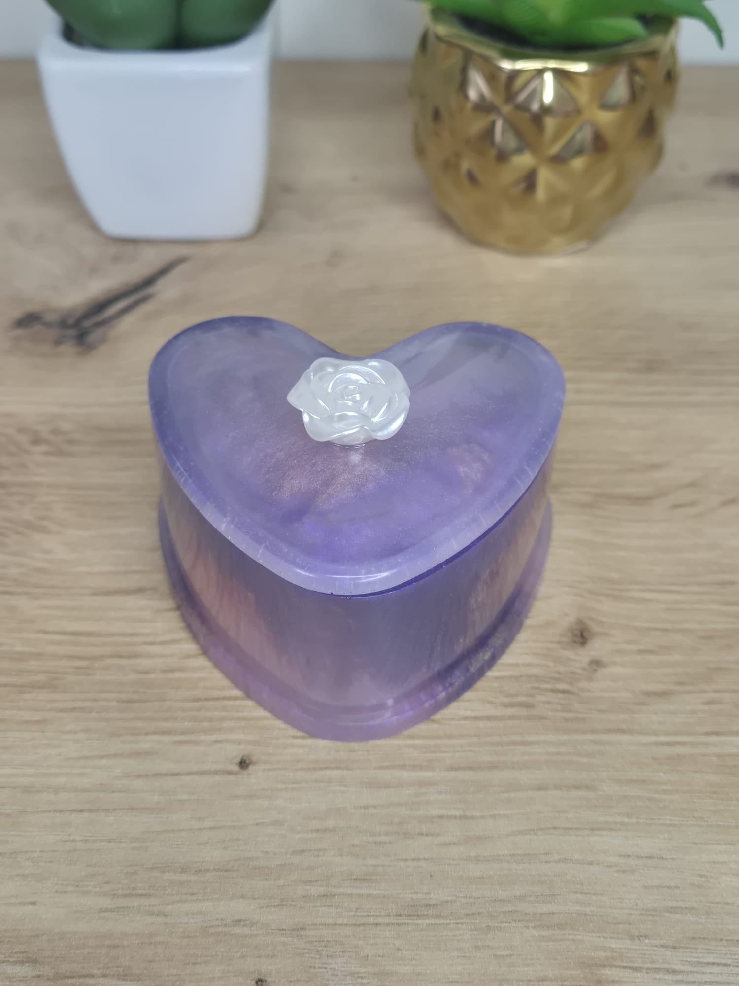 Resin Heart Box