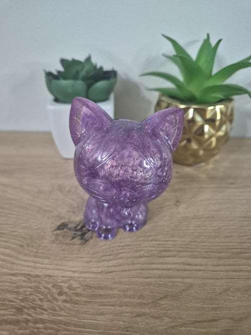 Handmade Resin Cat Figure