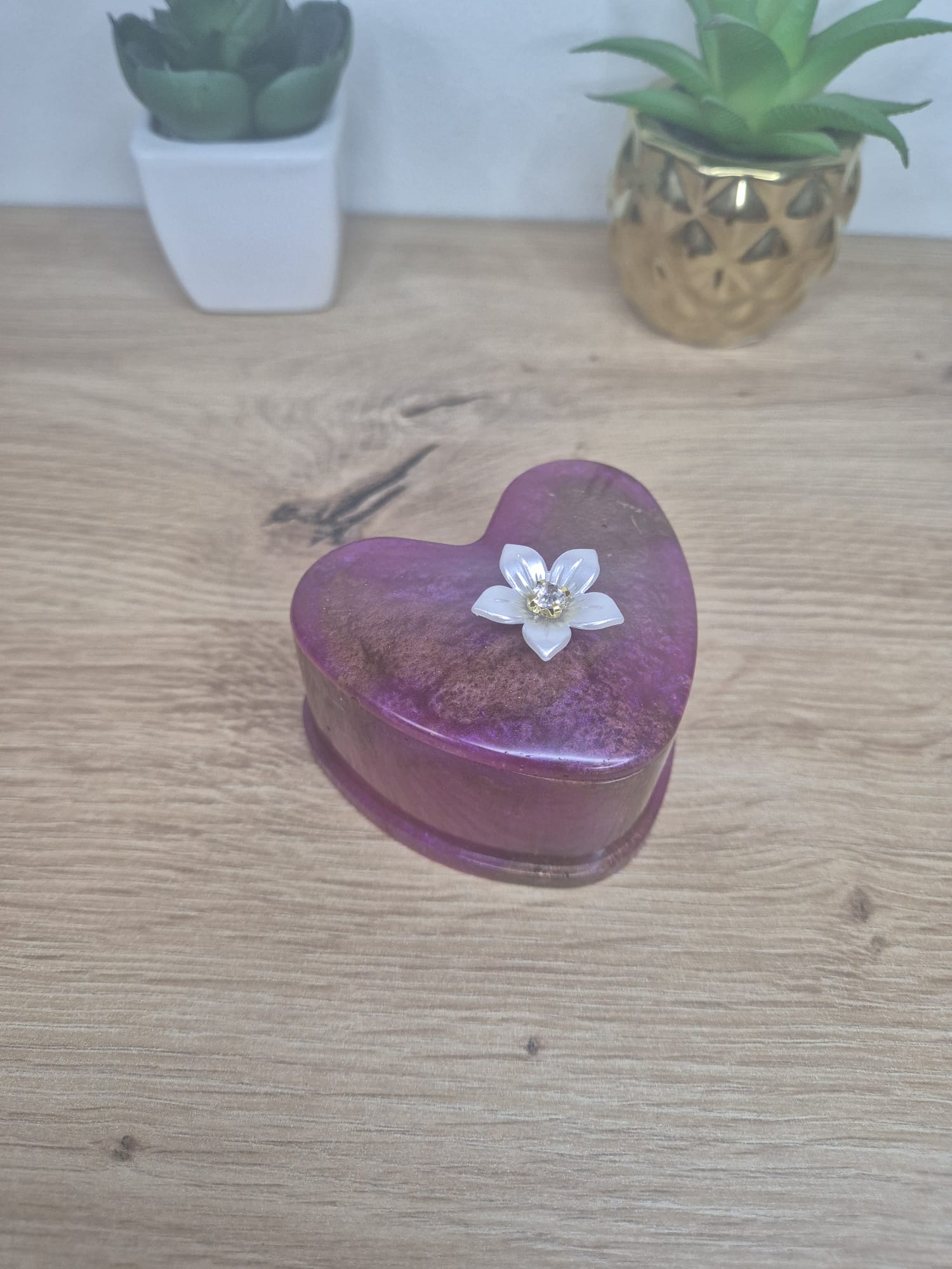 Resin Heart Box