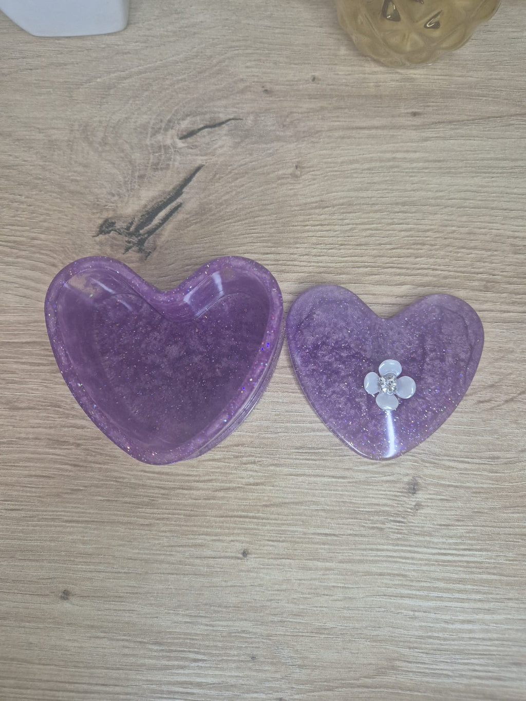 Resin Heart Box