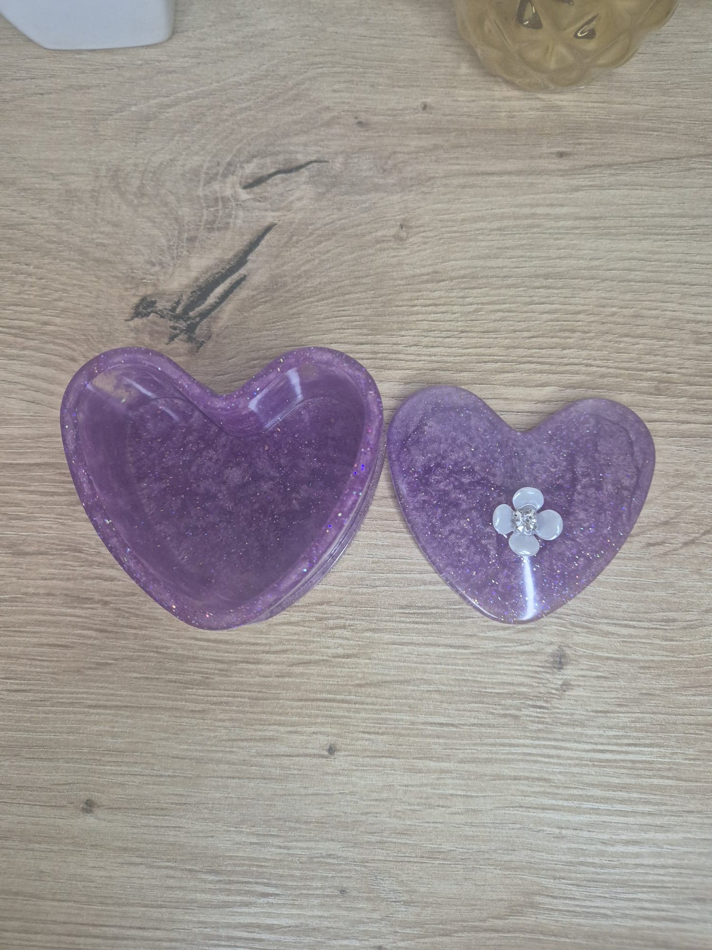 Resin Heart Box