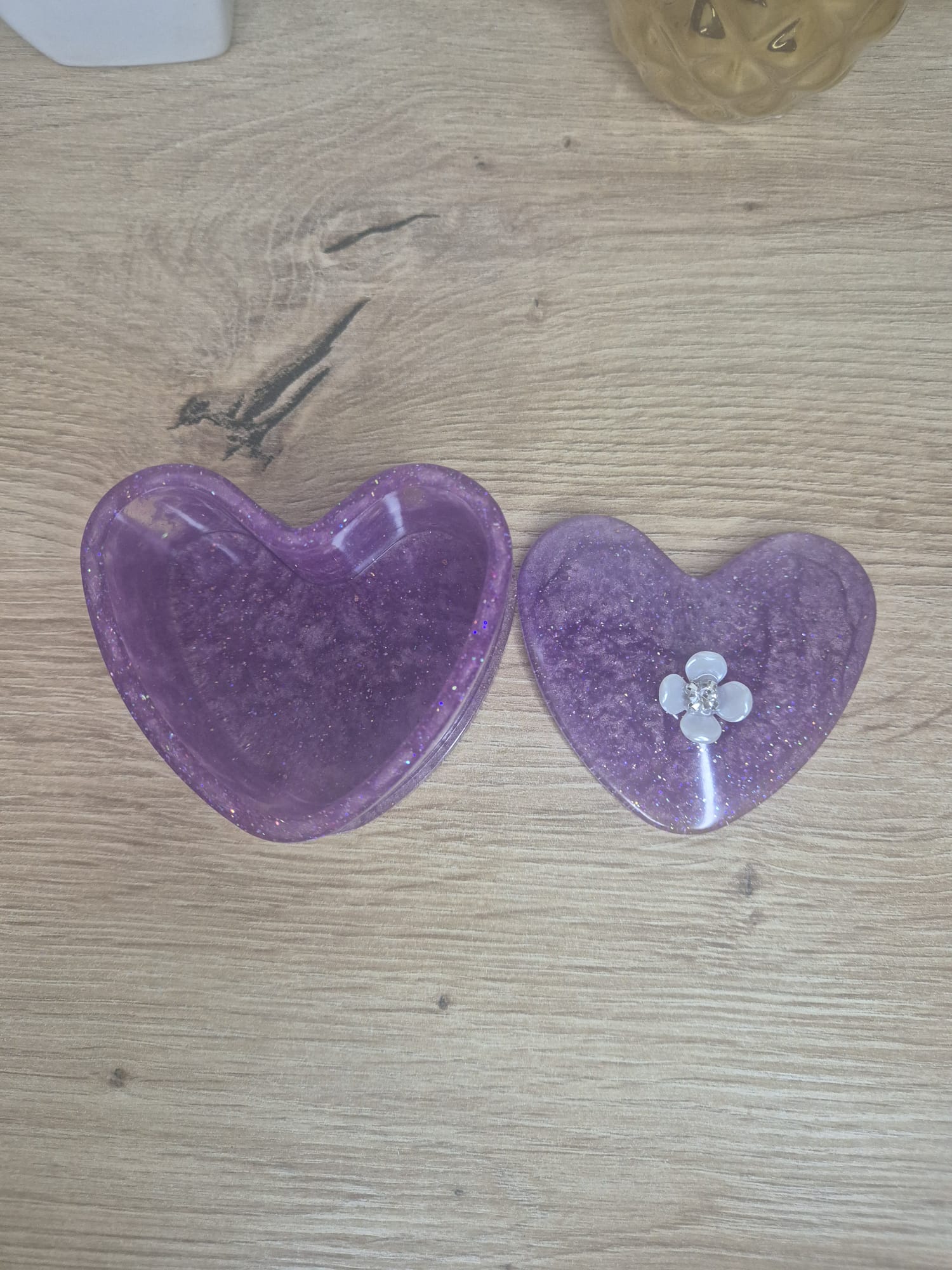 Resin Heart Box