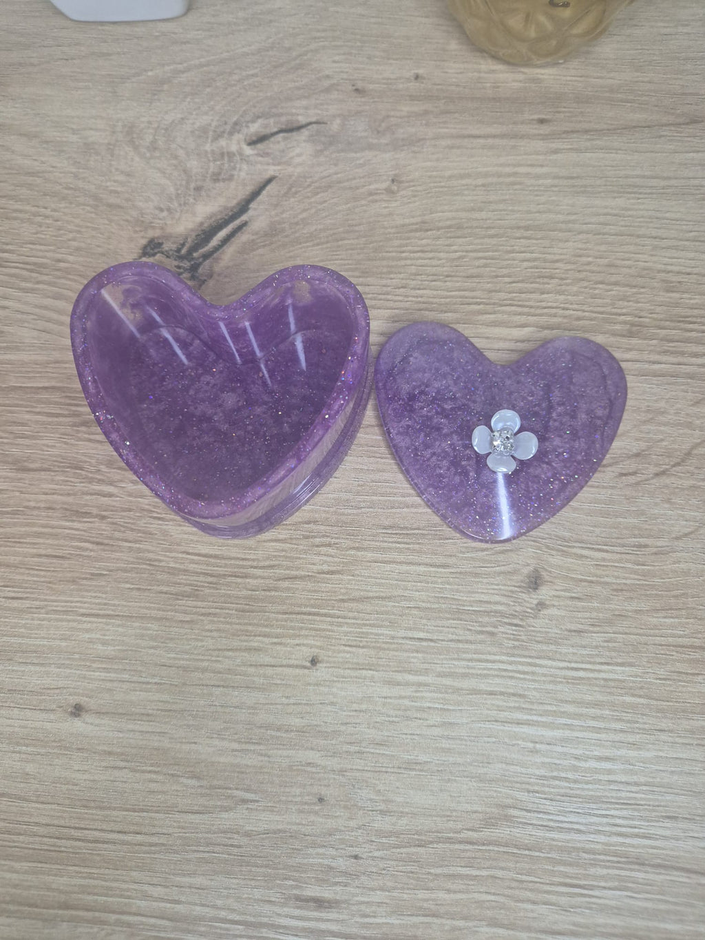 Resin Heart Box