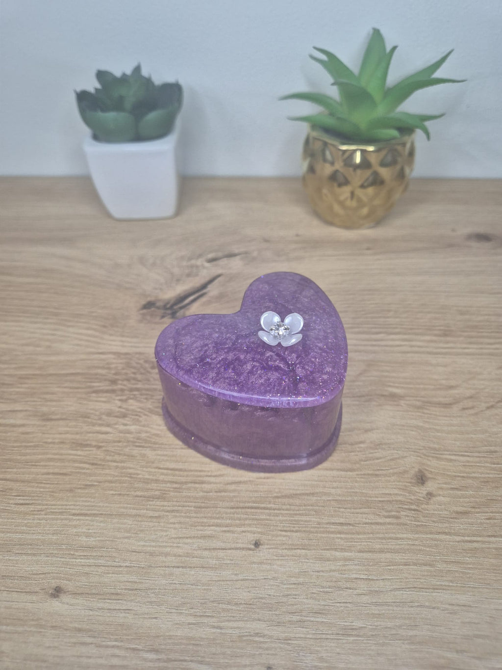 Resin Heart Box