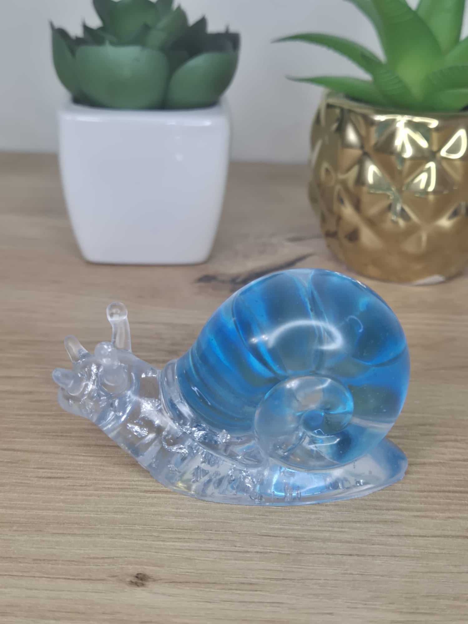 Handmade Resin Snail