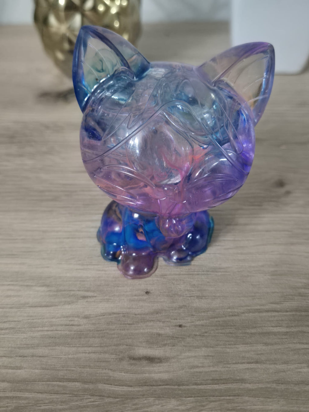 Handmade Resin Cat Figure