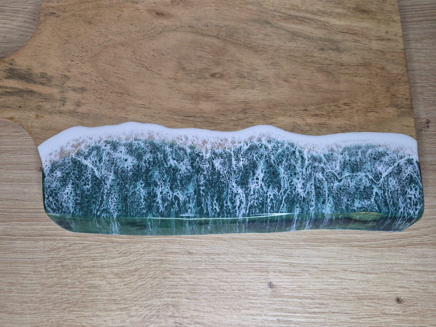 Handmade Wooden with resin Acacia chopping board