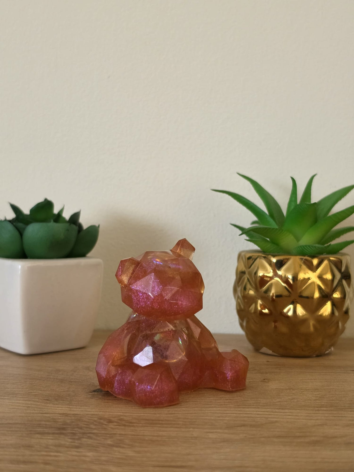 Geometric Resin Teddy