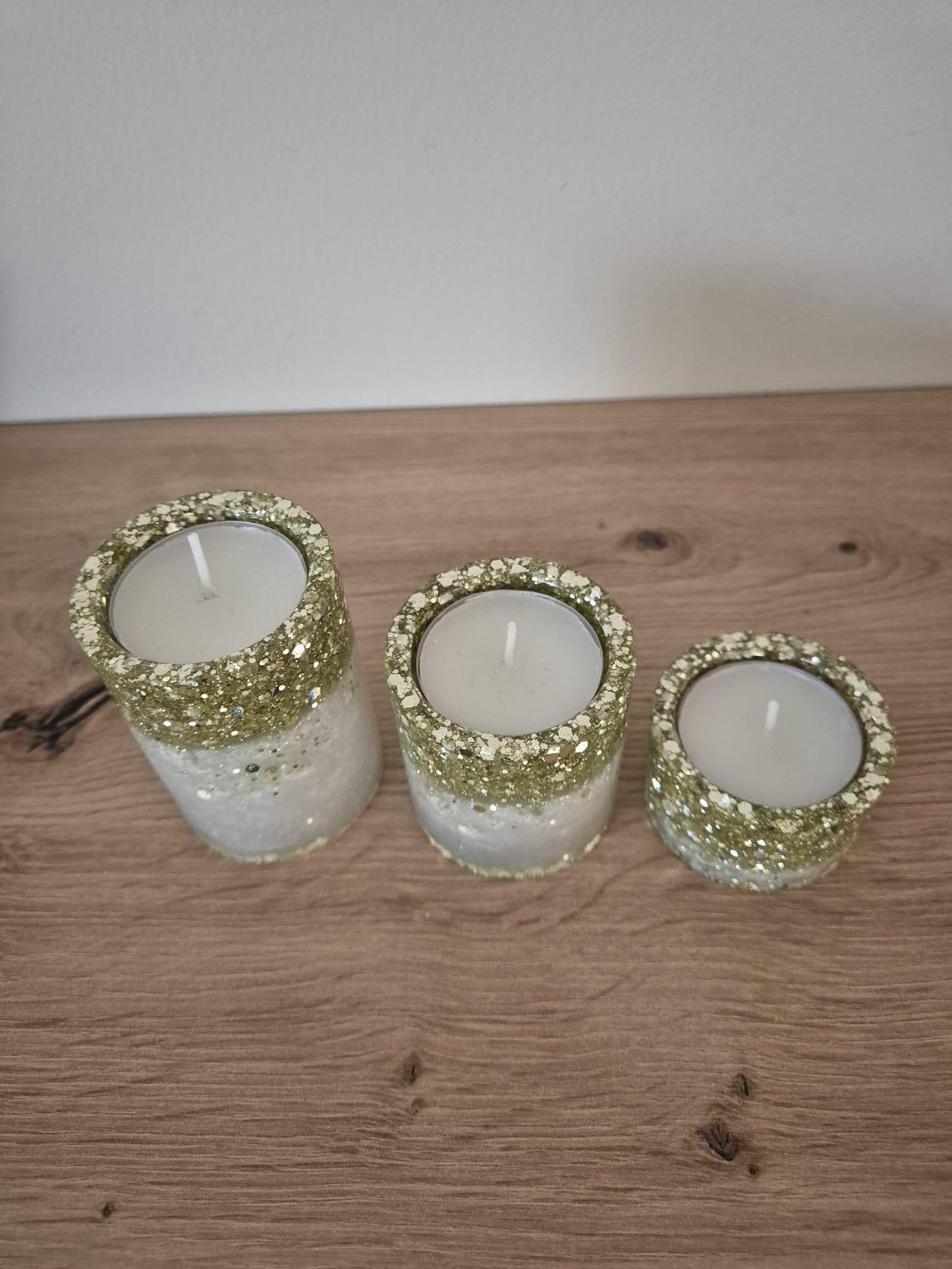Tealight holder Christmas Set 3 pieces Decoration