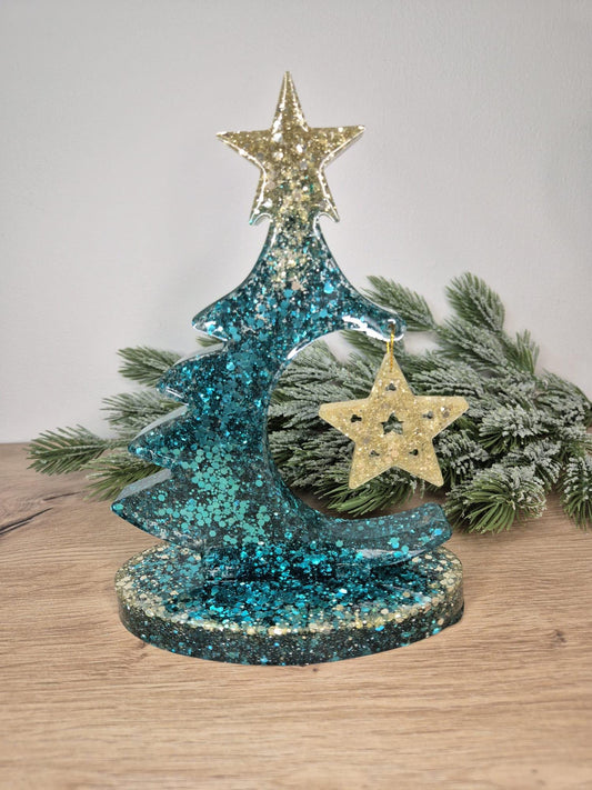 Christmas Tree Centrepiece Resin Decoration