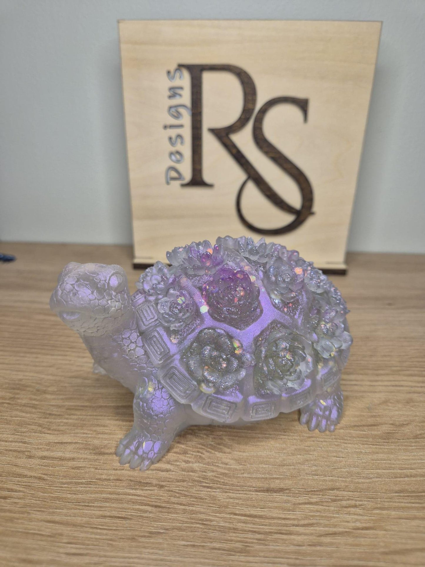 Handmade resin Turtle