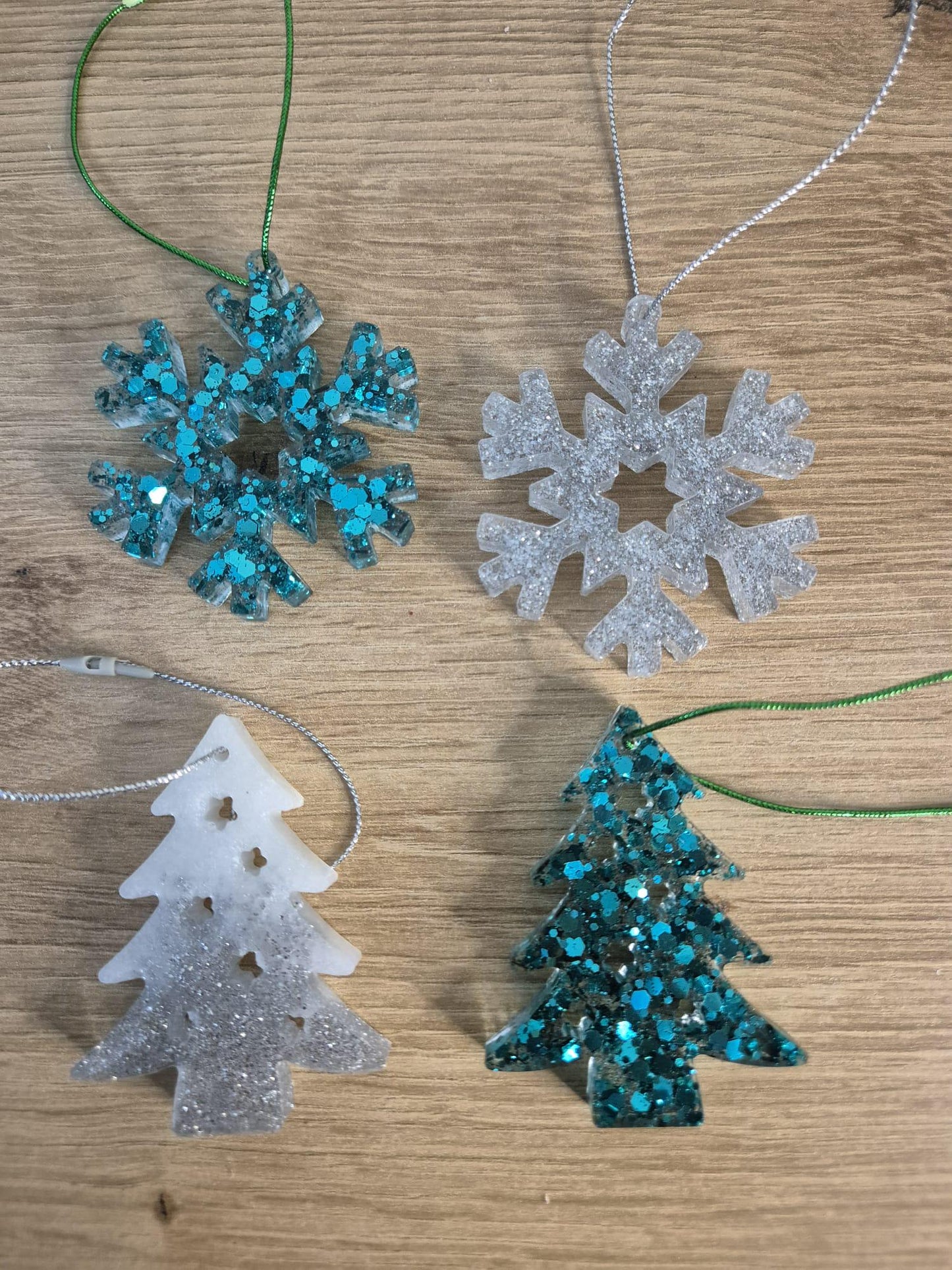 Resin Christmas Tree Set Decoration