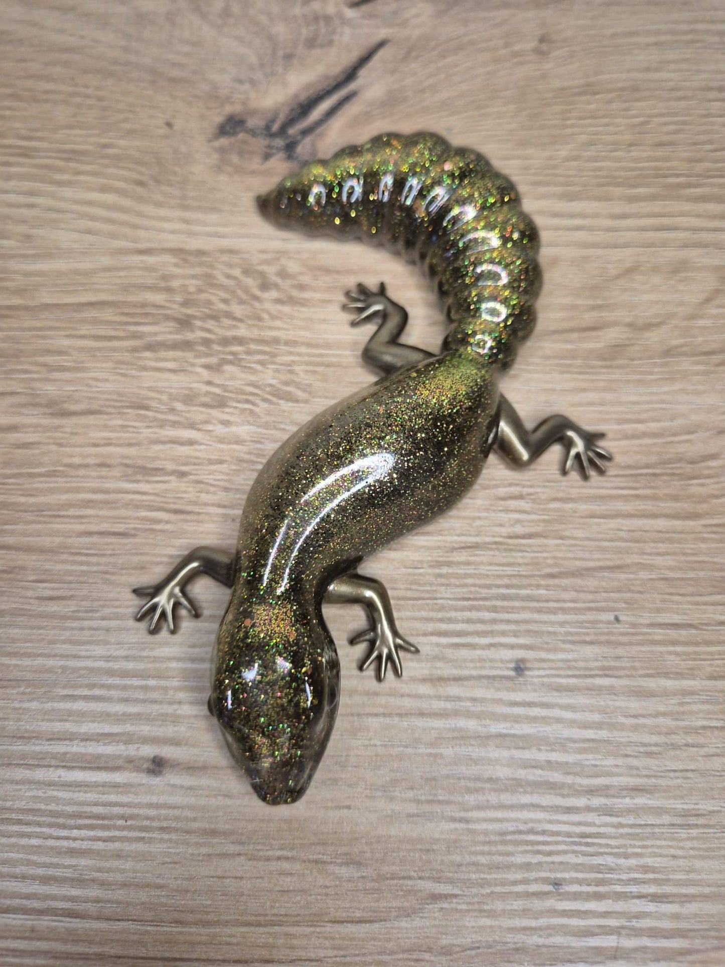 Handmade Gecko Lizard Resin