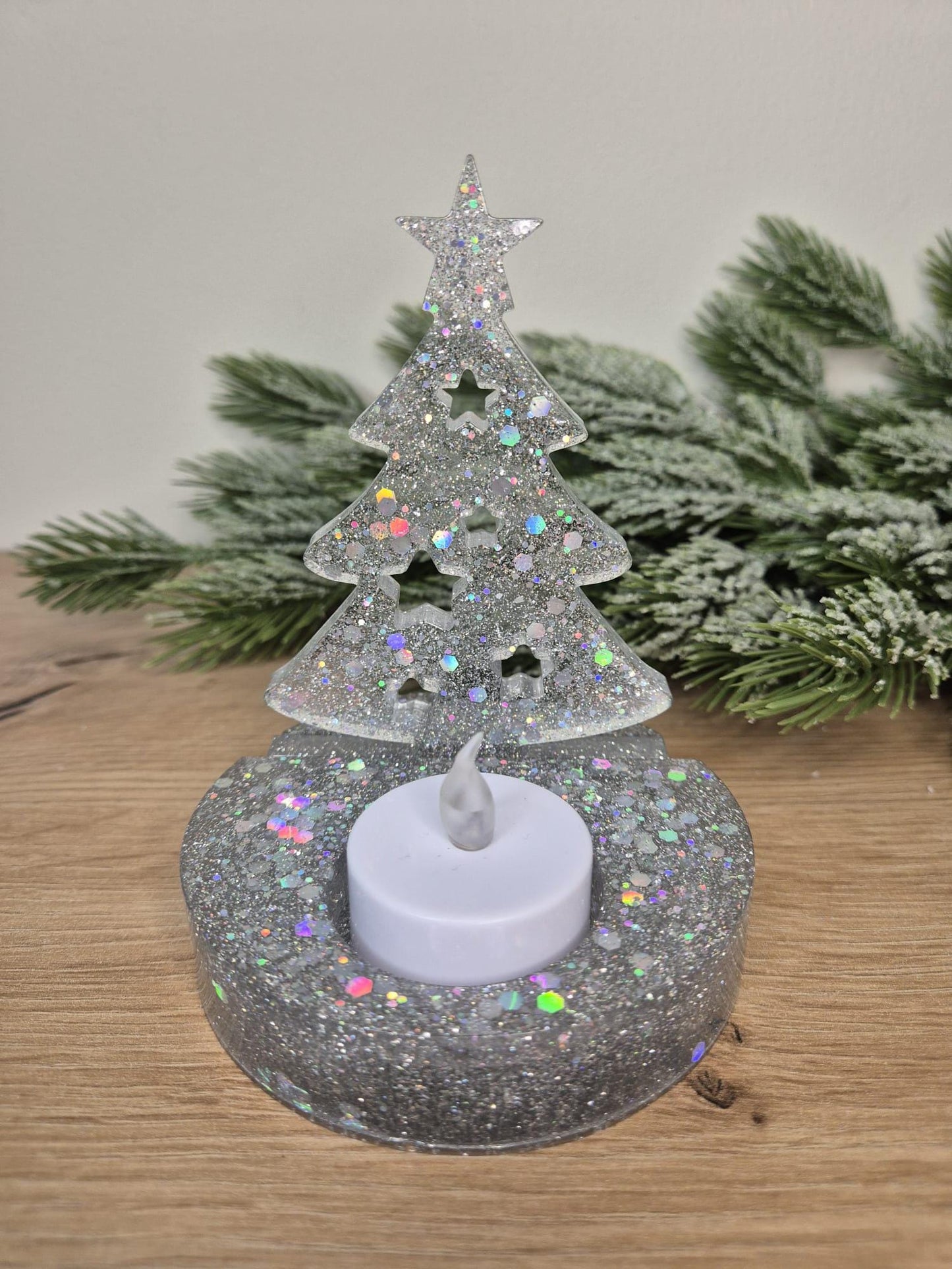 Christmas Tree Tealight holder Decoration